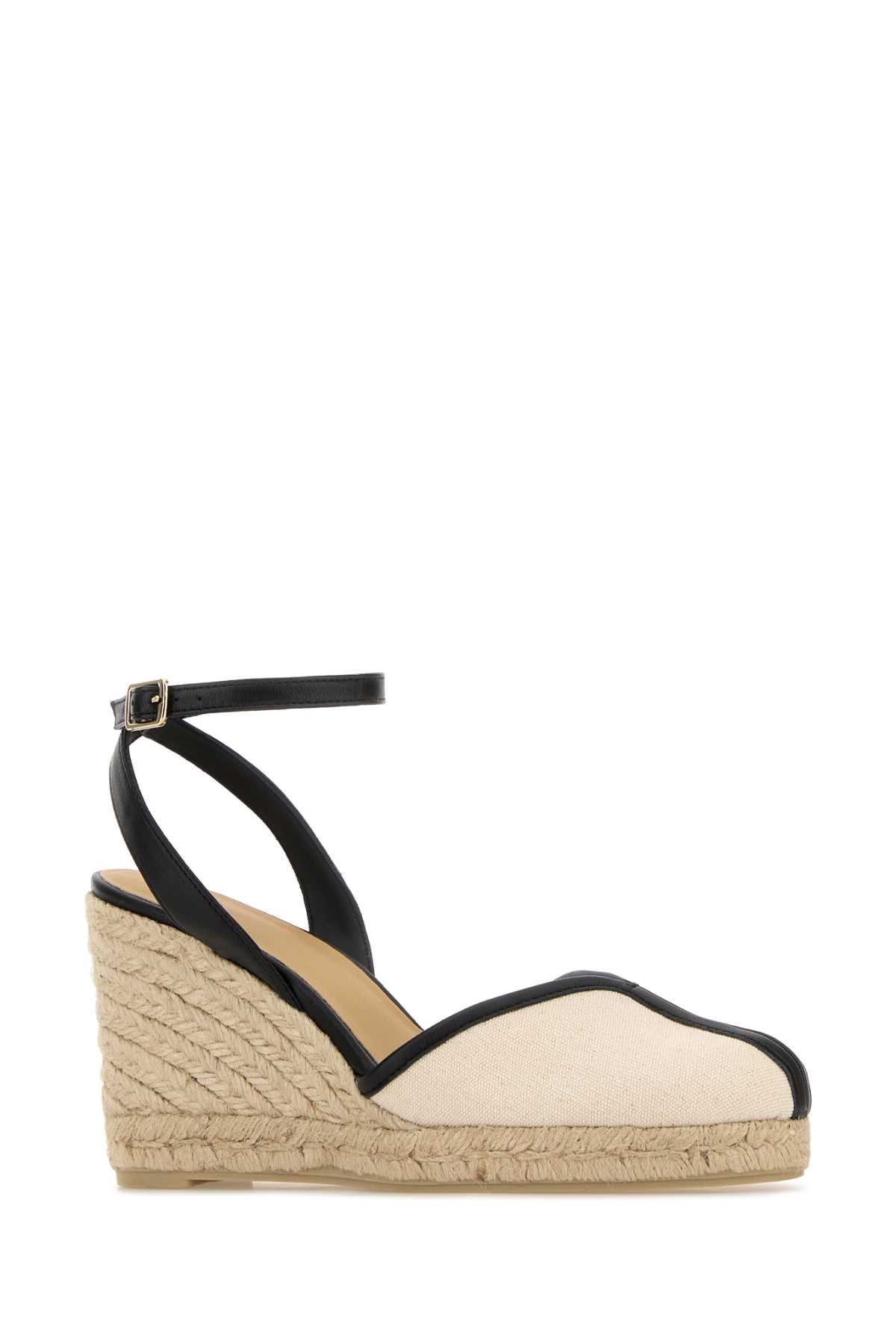 Ivory canvas Cecilia wedges 026124CRUDO (Castañer / サンダル ) | Castañer (カスタニエール)(1)