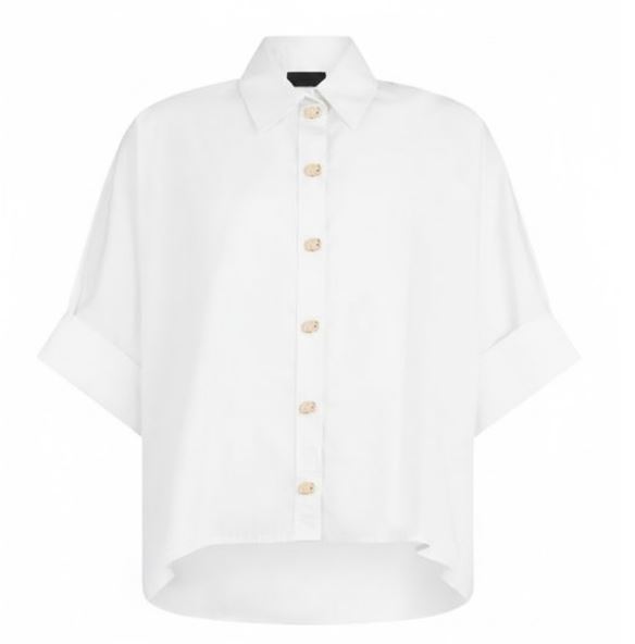 LIU JO BLACK Shirts White CA6255T039A11111 (LIU•JO / シャツ・ブラウス ) | LIU•JO (リュー・ジョー)