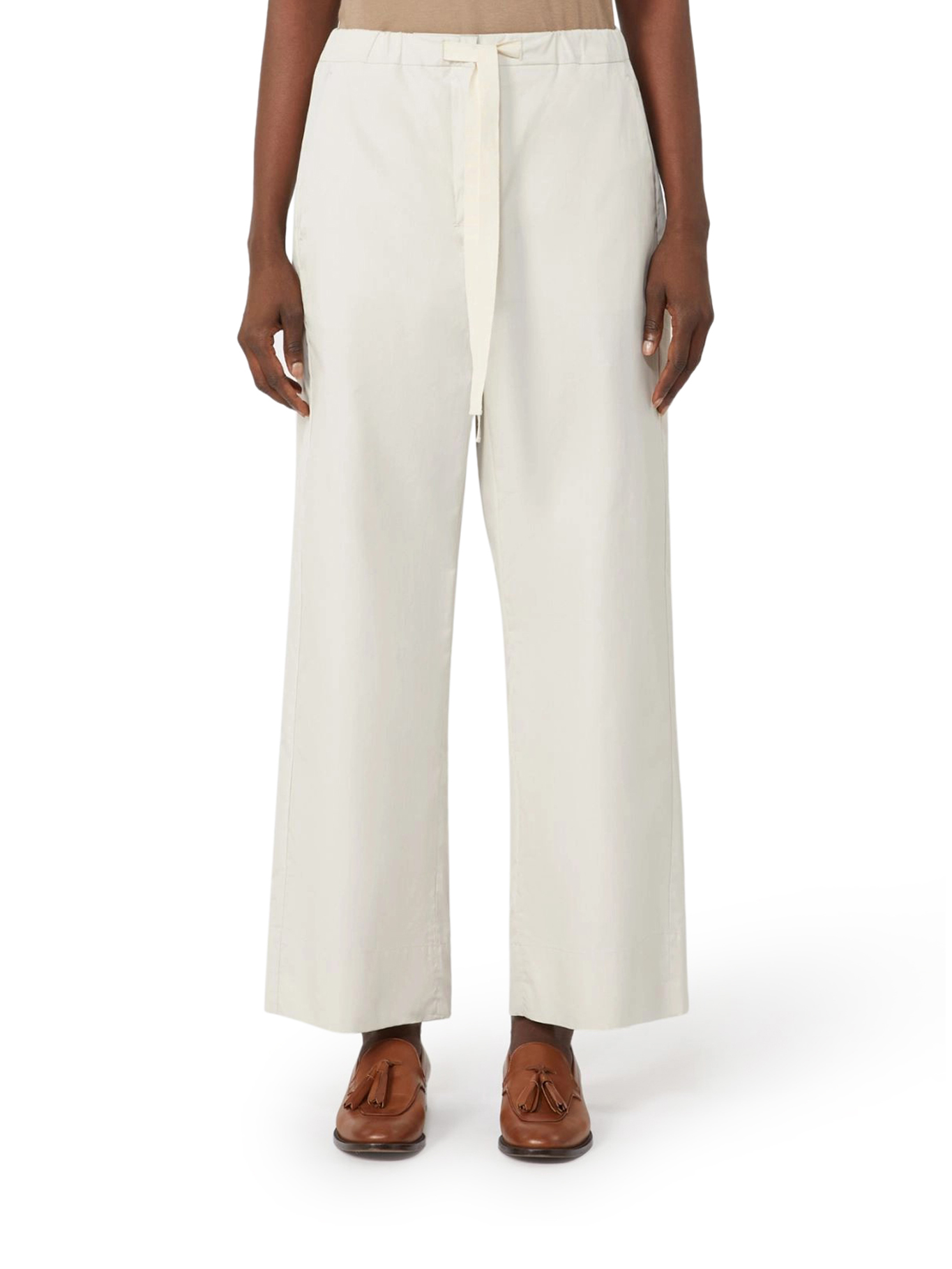 COTTON DRAWSTRING TROUSERS 2619131023600057 (S MAX MARA / パンツ ) | S MAX MARA (エス マックスマーラ)(2)