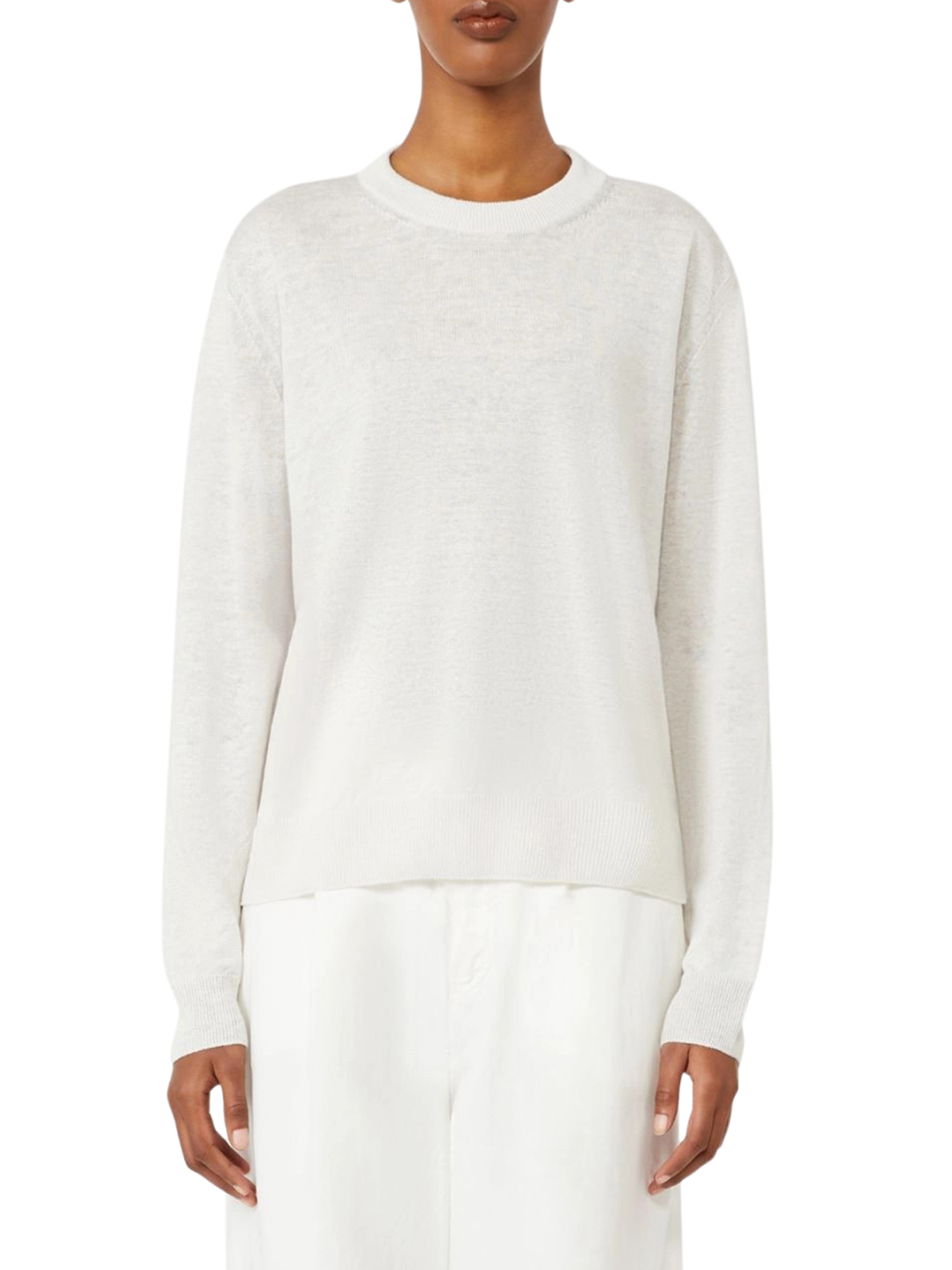 CREW NECK SWEATER IN LINEN YARN 2619361023600001 (S MAX MARA / ニット・セーター・カーディガン ) | S MAX MARA (エス マックスマーラ)(2)