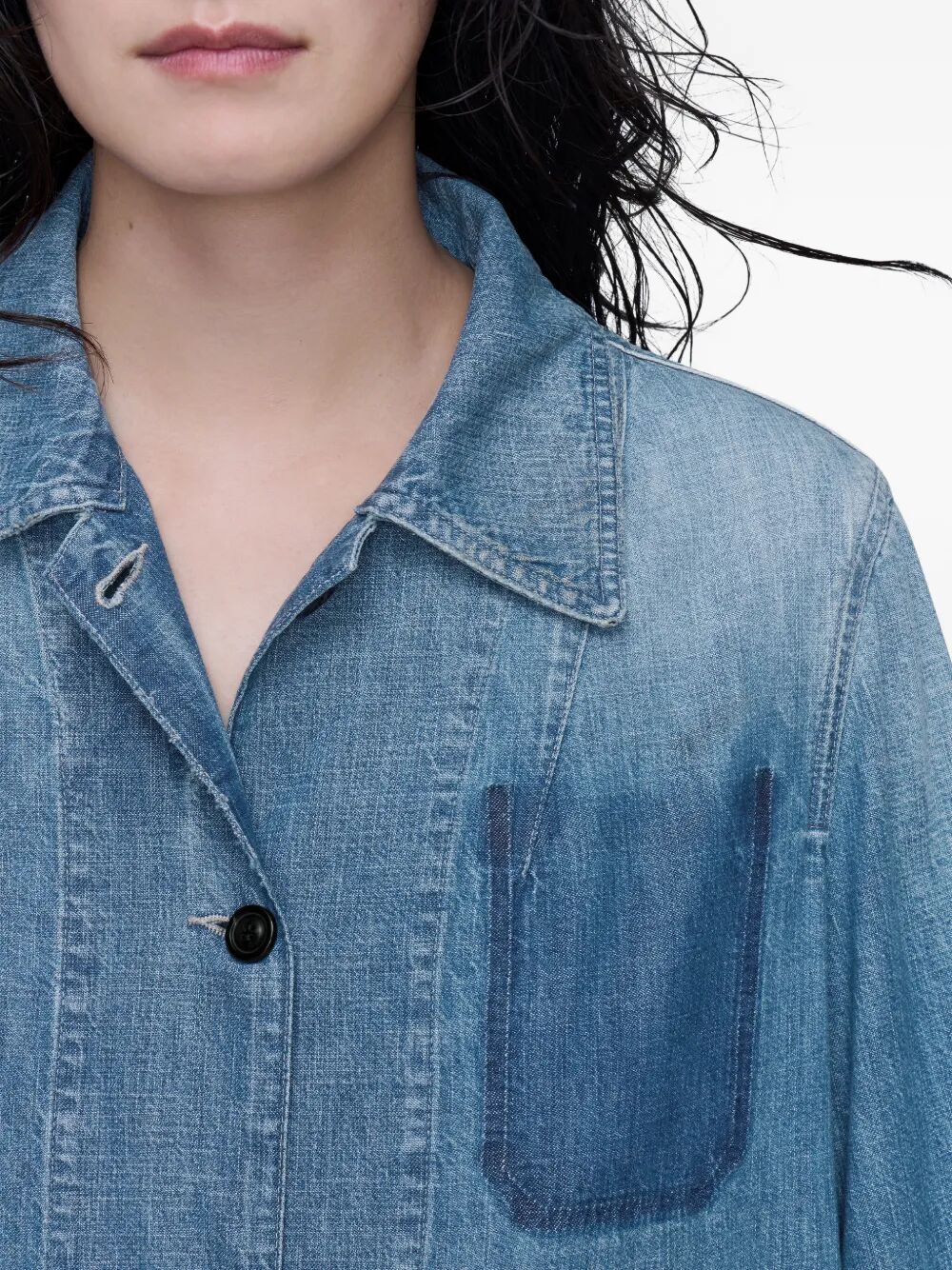 LIVED-IN FINISH DENIM WORKWEAR SHIRT S51DT0032M30021963 (Maison Margiela / カジュアルジャケット ) | Maison Margiela (メゾン マルジェラ)(3)