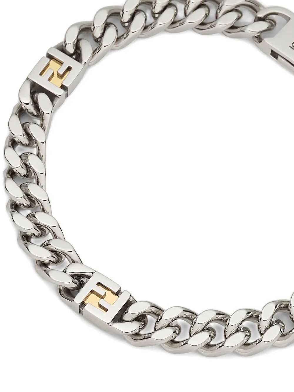 FF CUBE SILVER AND GOLD-COLOURED BRACELET 7AK018AW2RF1UY5 (FENDI / ブレスレット ) | FENDI (フェンディ)(1)