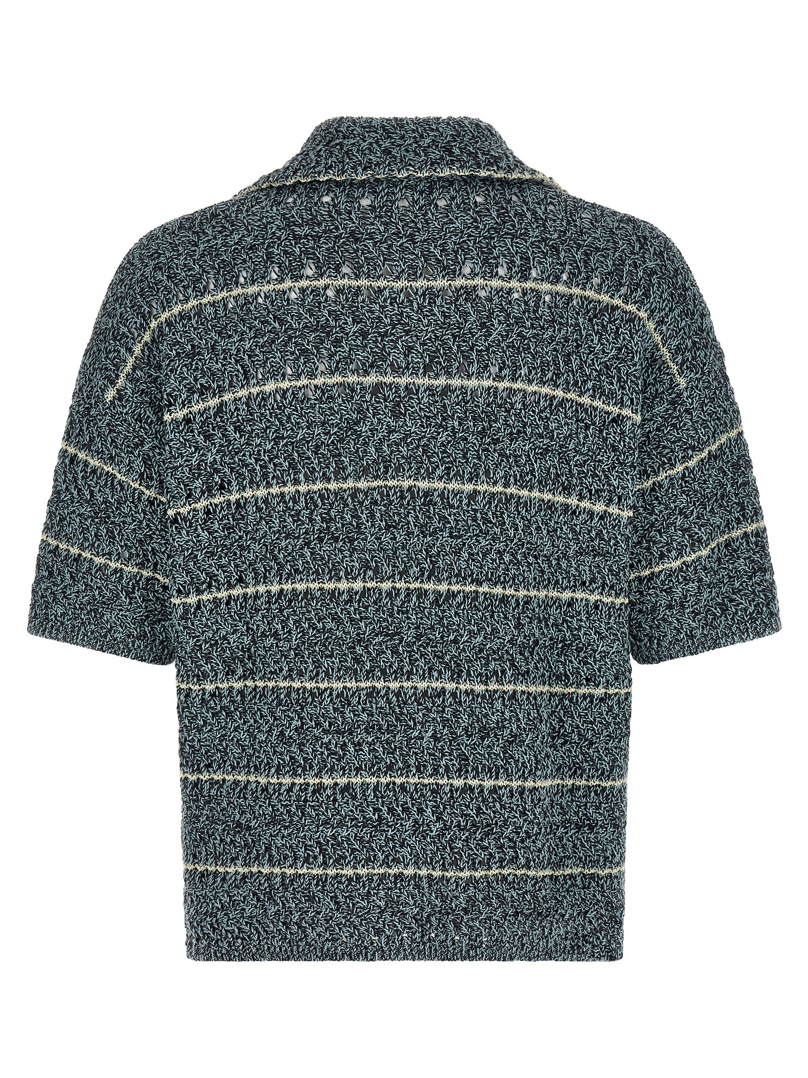 'Mouliné' polo shirt 261MYA3702410 (roberto collina / ニット・セーター・カーディガン ) | roberto collina (ロベルトコリーナ)(1)