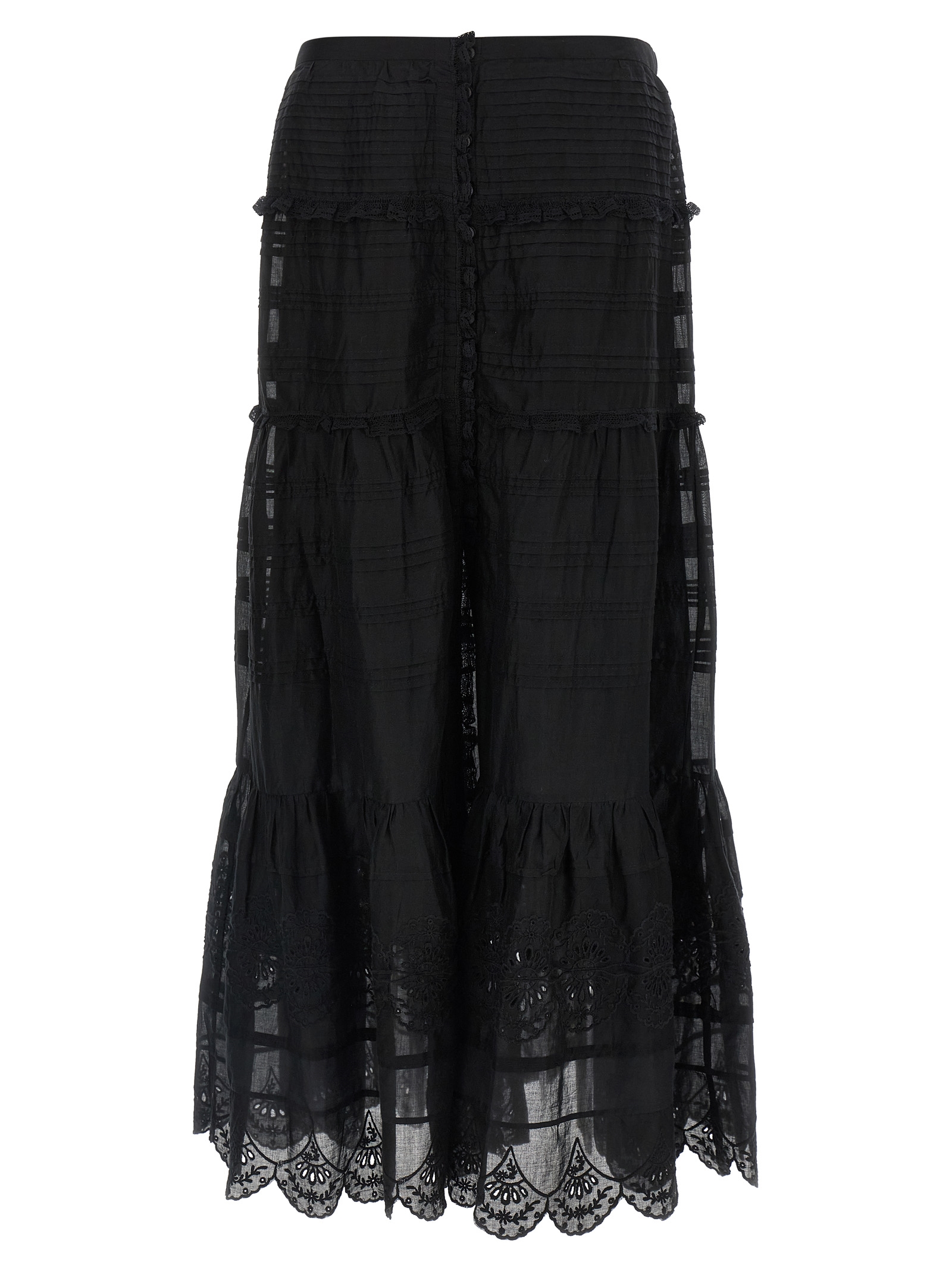 'Paoline' long skirt JU0446FAD1J05E01BK (Isabel Marant Étoile / スカート ) | Isabel Marant Étoile (イザベル マラン エトワール)