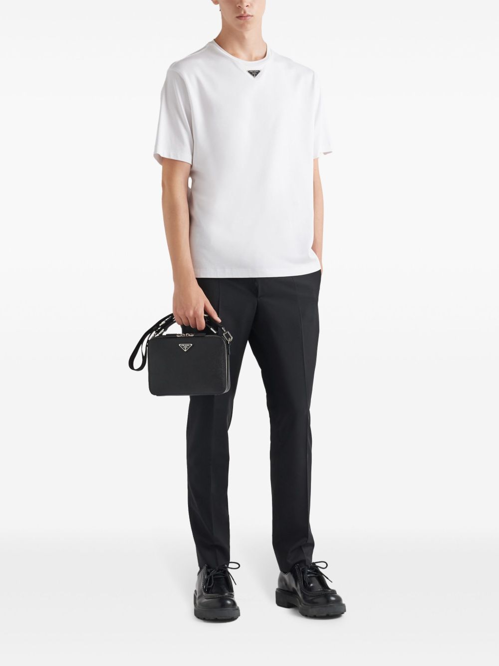 Prada T-shirts and Polos WHITE UJN861240F0009 (Prada / Tシャツ・カットソー ) | Prada (プラダ)(3)