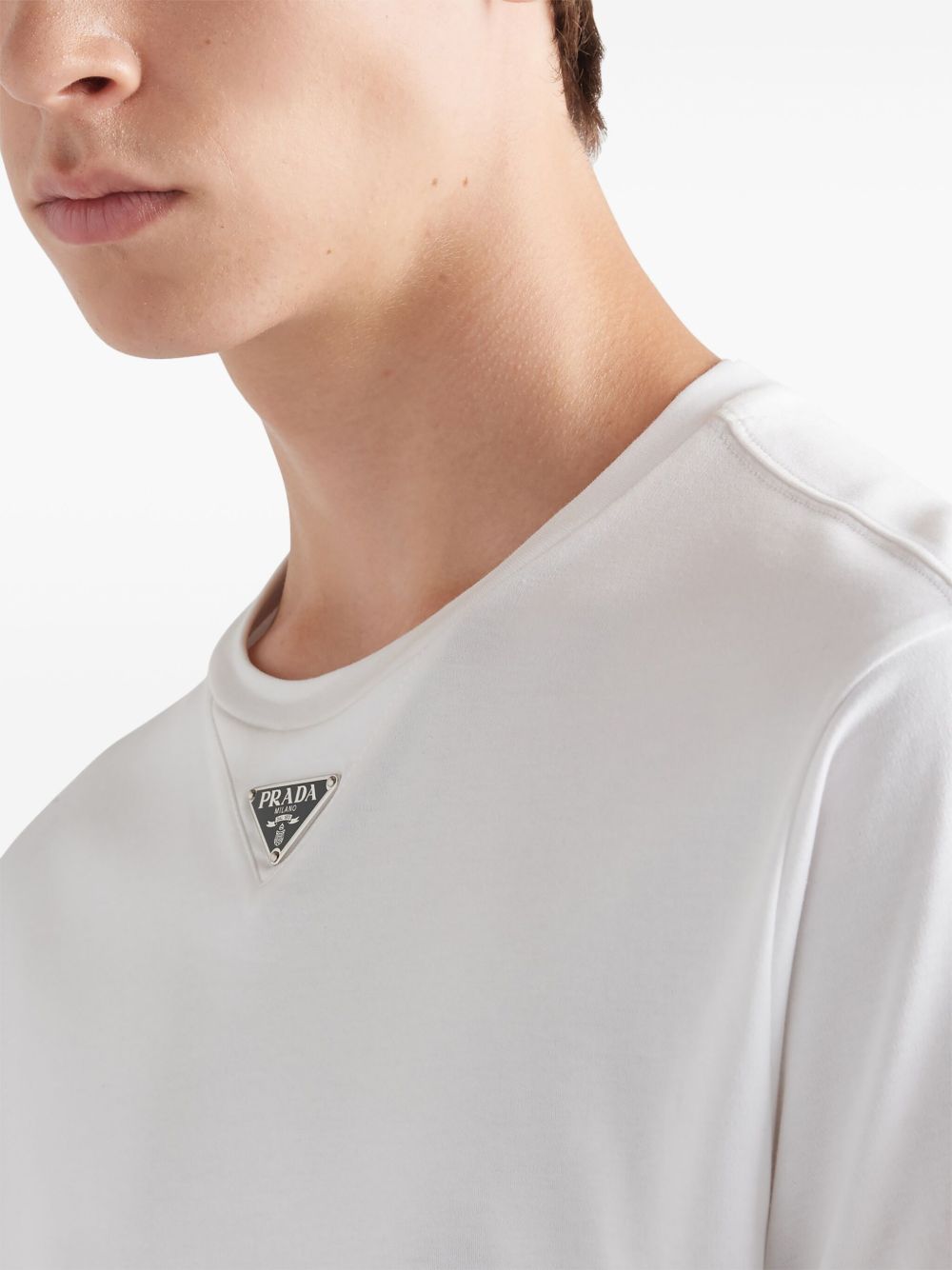 Prada T-shirts and Polos WHITE UJN861240F0009 (Prada / Tシャツ・カットソー ) | Prada (プラダ)(4)