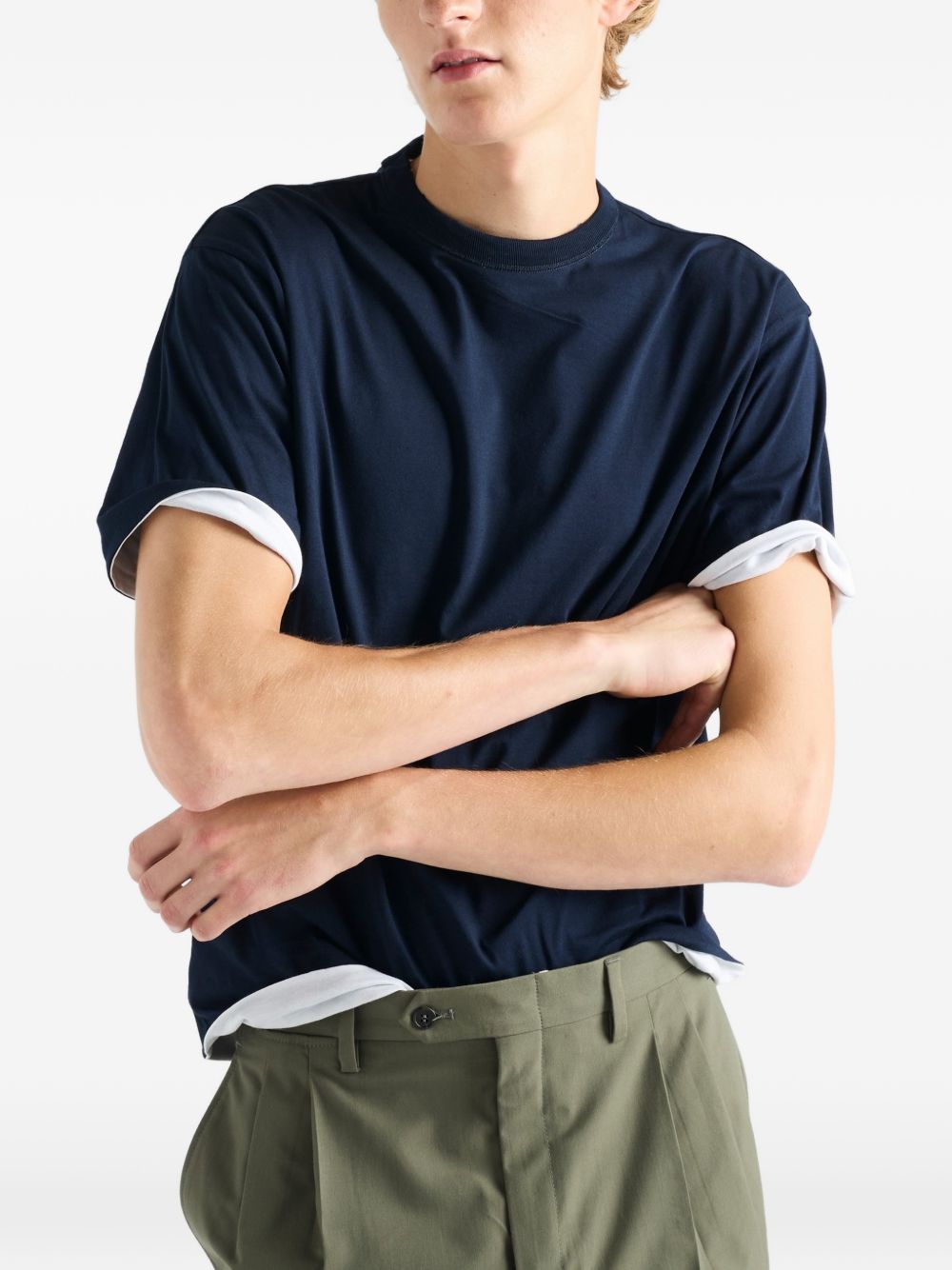 Prada T-shirts and Polos White UJN9601801F057G (Prada / Tシャツ・カットソー ) | Prada (プラダ)(1)