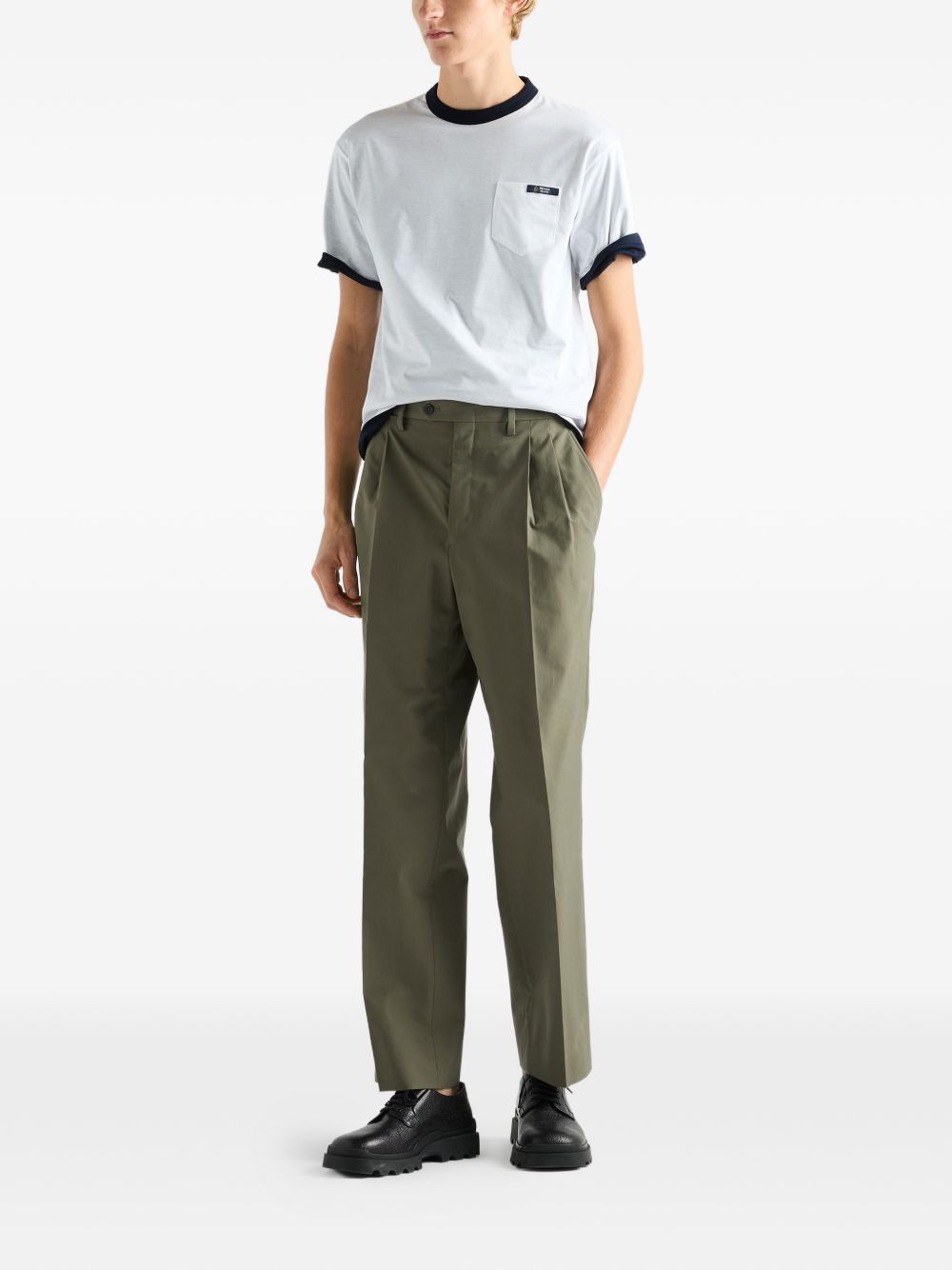 Prada T-shirts and Polos White UJN9601801F057G (Prada / Tシャツ・カットソー ) | Prada (プラダ)(2)