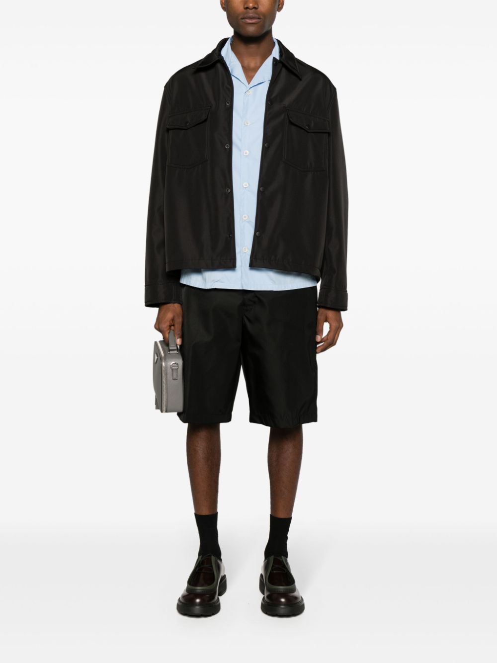 Prada Shorts Black SPG321WQ8F0002 (Prada / ショートパンツ ) | Prada (プラダ)(4)