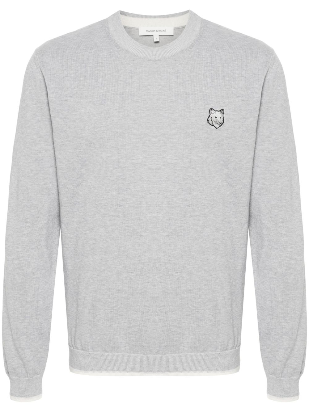 MAISON KITSUNE' Sweaters Grey MM00801KT1103H150 (Maison Kitsuné / ニット・セーター・カーディガン ) | Maison Kitsuné (メゾン キツネ)