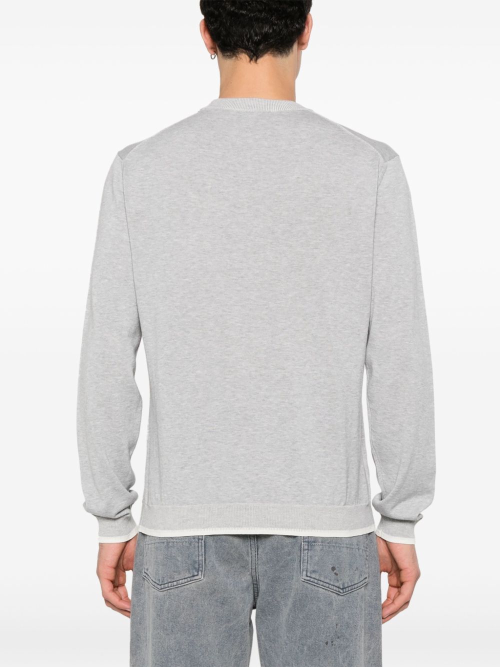 MAISON KITSUNE' Sweaters Grey MM00801KT1103H150 (Maison Kitsuné / ニット・セーター・カーディガン ) | Maison Kitsuné (メゾン キツネ)(4)