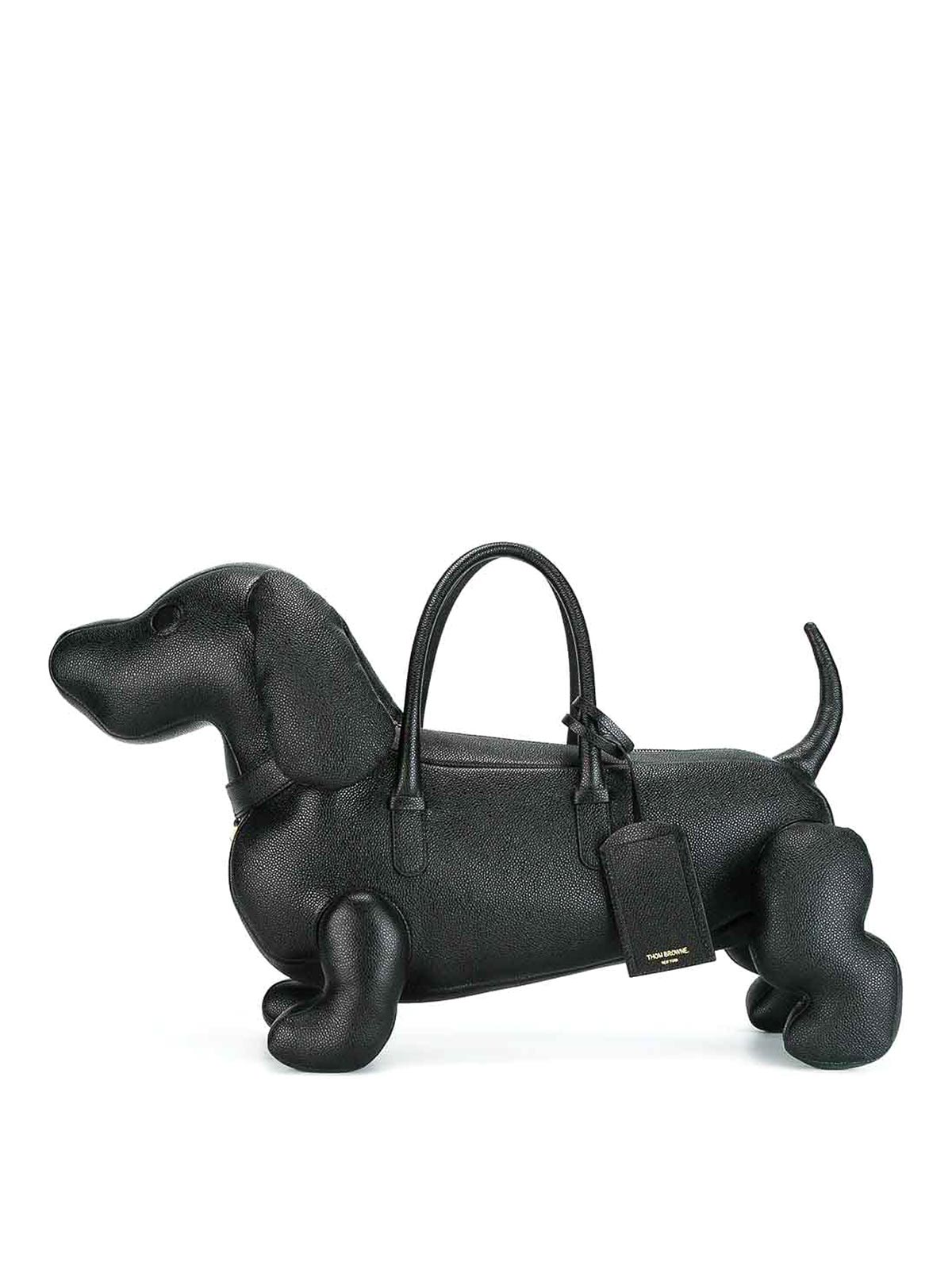 Hector pebbled leather tote bag MAG050A00198001 (Thom Browne / ハンドバッグ・ショルダーバッグ ) | Thom Browne (トム・ブラウン)