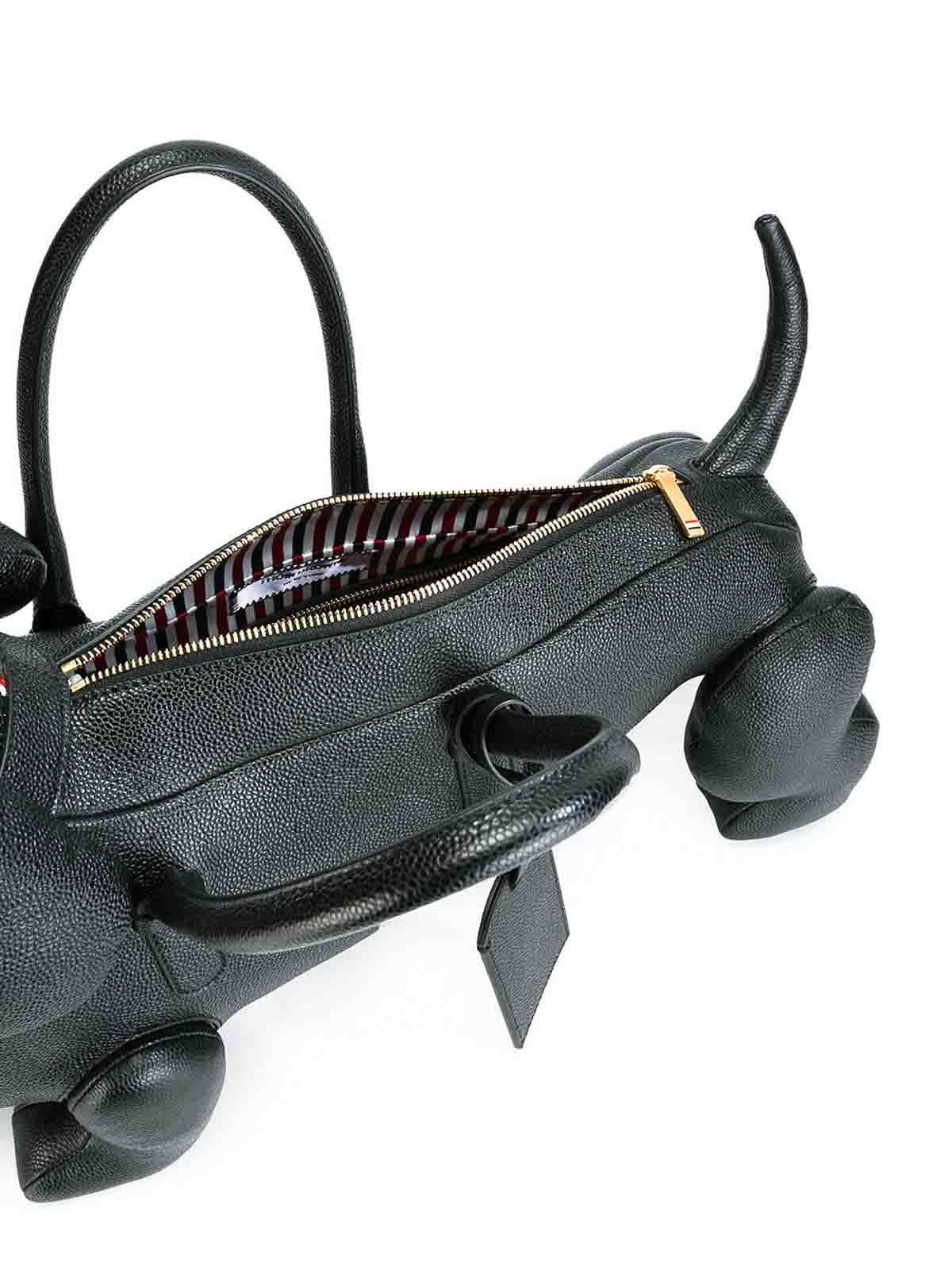 Hector pebbled leather tote bag MAG050A00198001 (Thom Browne / ハンドバッグ・ショルダーバッグ ) | Thom Browne (トム・ブラウン)(3)