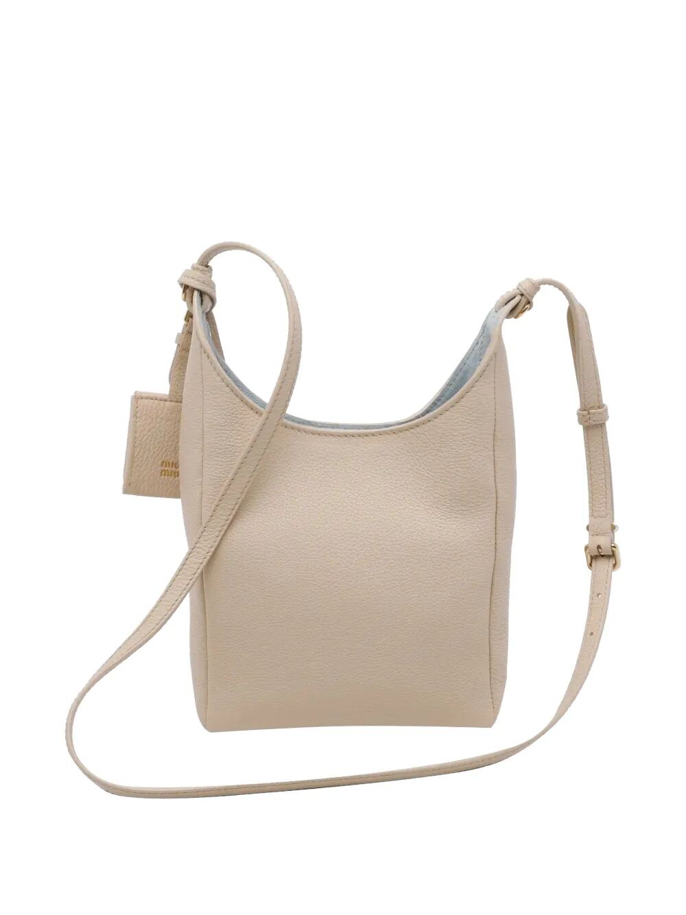 LEATHER BUCKET BAG WITH ADJUSTABLE SHOULDER STRAP 5BE099VOOO2IFLF05C2 (MIU MIU / ハンドバッグ・ショルダーバッグ ) | MIU MIU (ミュウミュウ)(2)