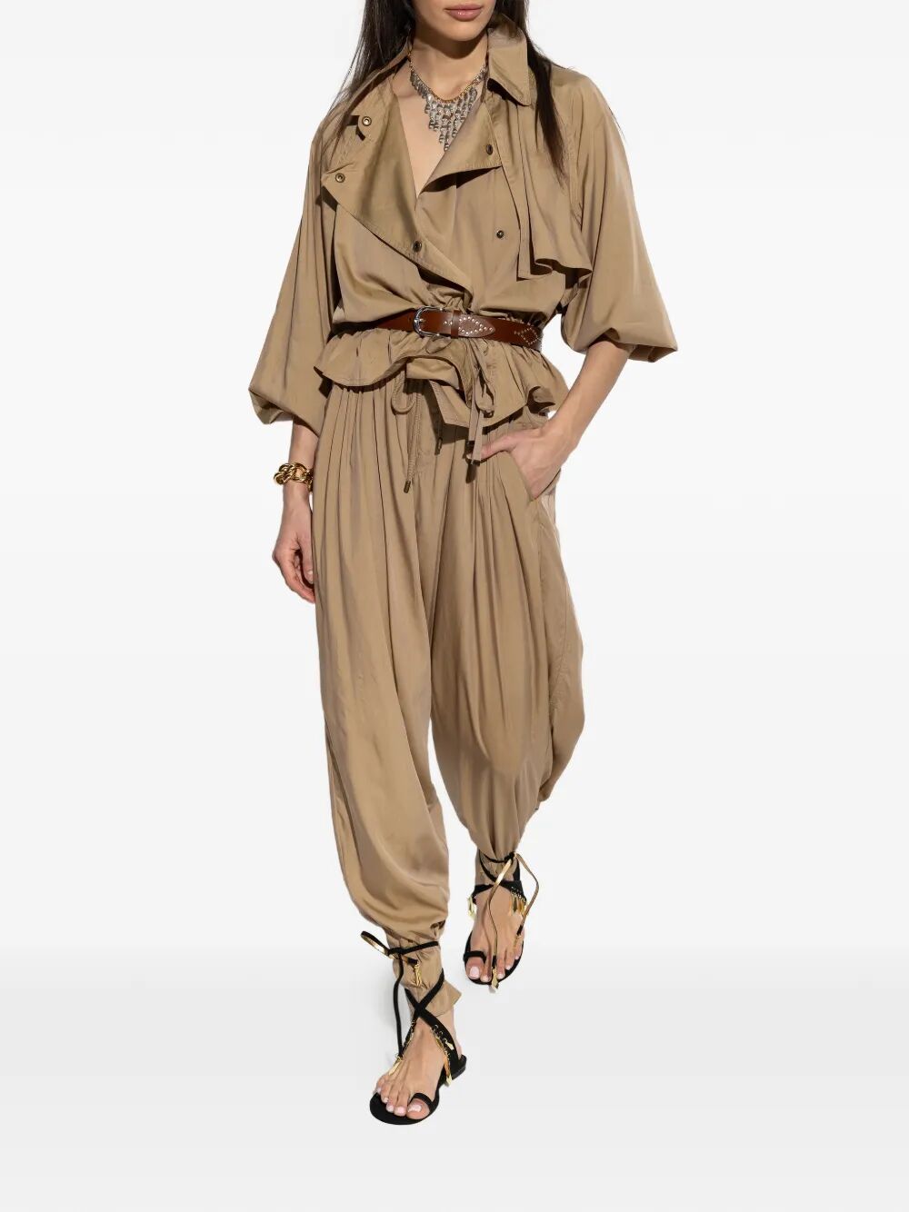 GWENOLA SHORT JACKET IN SATIN TECHNICAL FABRIC VE0514FBD1I03I67KI (Isabel Marant / カジュアルジャケット ) | Isabel Marant (イザベル マラン)(1)