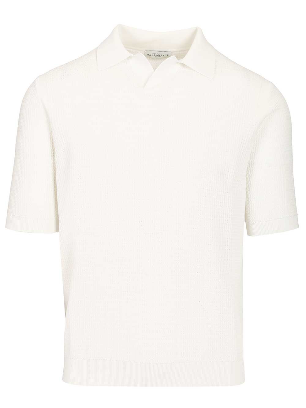 POLO COTONE LAVORATO B2W23114CT410144 (BALLANTYNE / ポロシャツ ) | BALLANTYNE (バランタイン)