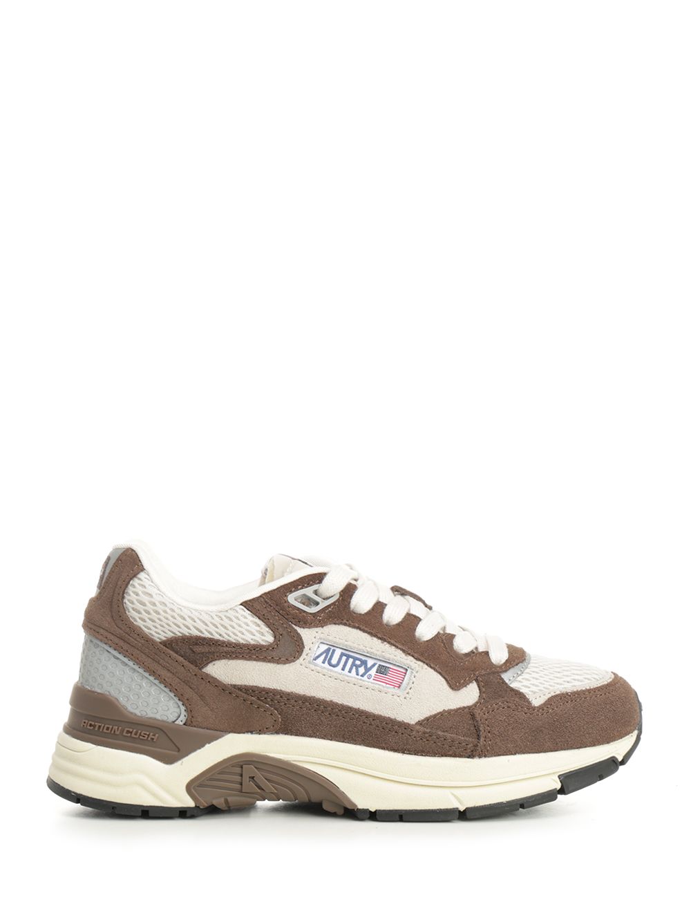 HYPERWAY LOW WOM SA03 SUEDE BICOLOR/MESH SAND/COTTO HYLWSA03 (AUTRY / スニーカー ) | AUTRY (オートリー)