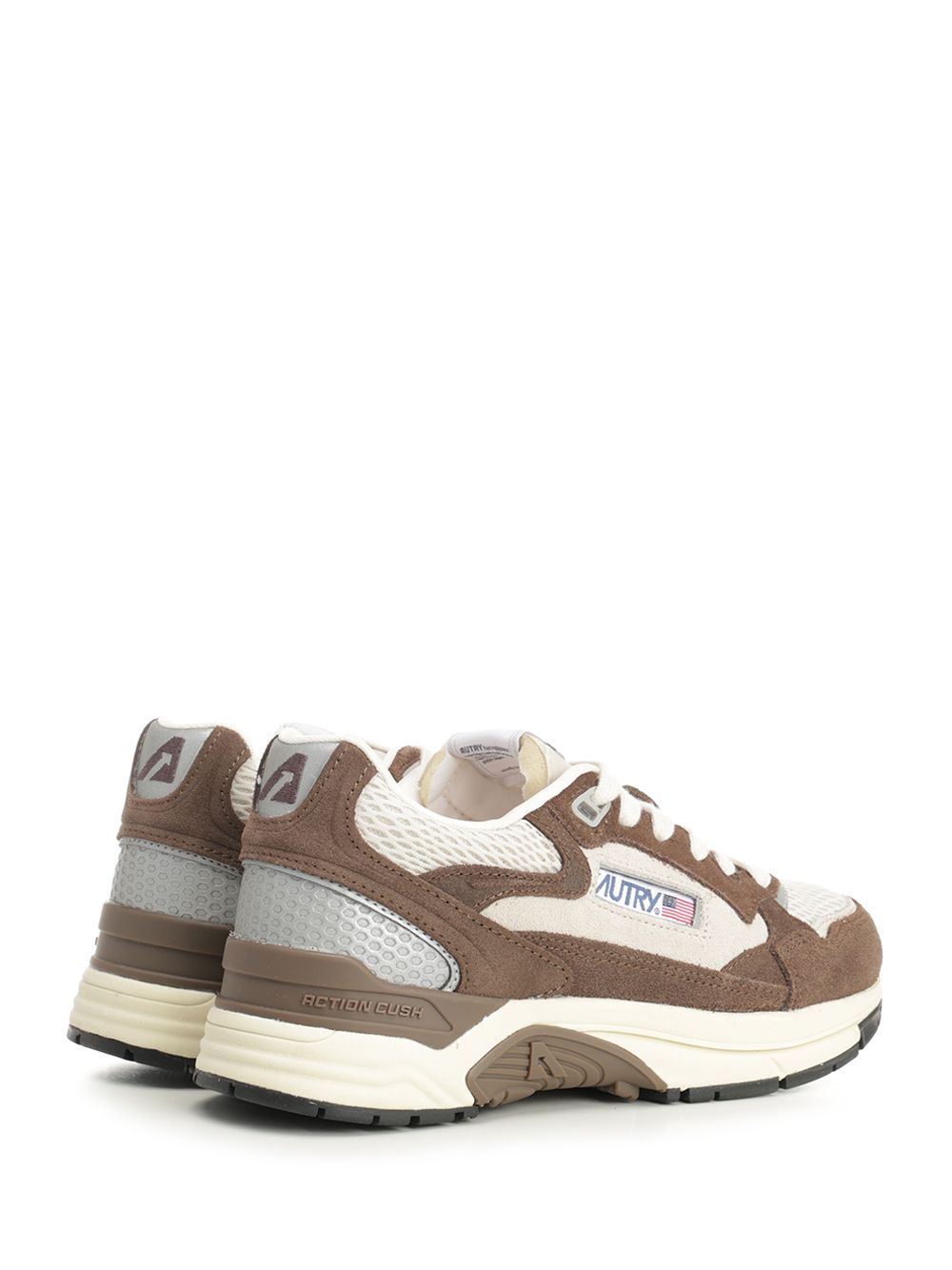 HYPERWAY LOW WOM SA03 SUEDE BICOLOR/MESH SAND/COTTO HYLWSA03 (AUTRY / スニーカー ) | AUTRY (オートリー)(2)