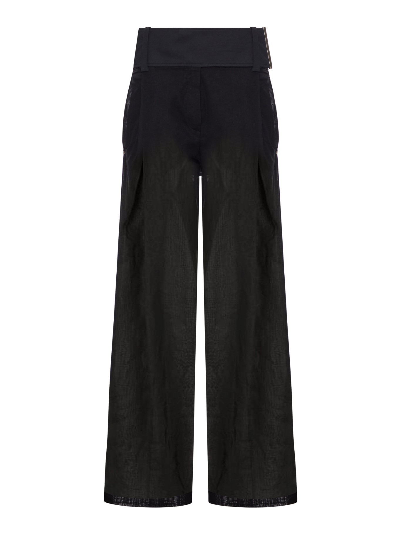 WIDE-LEG TROUSERS IN ORGANZA COTTON VOILE 2612131033600004 (Sportmax / パンツ ) | Sportmax (スポーツマックス)