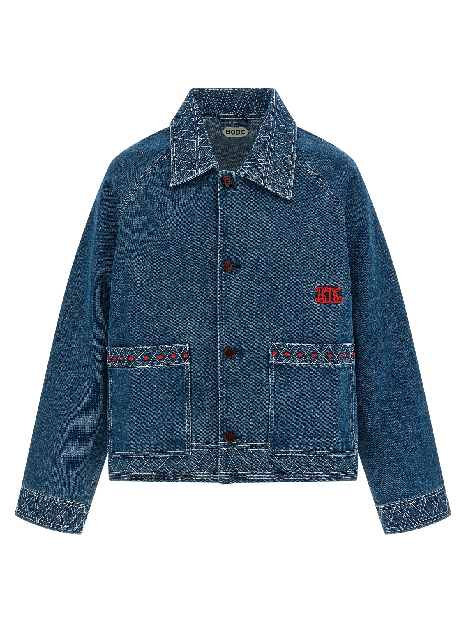 Embroidery denim jacket MRC99JA001INDIGO (BODE / カジュアルジャケット ) | BODE (ボーディ)