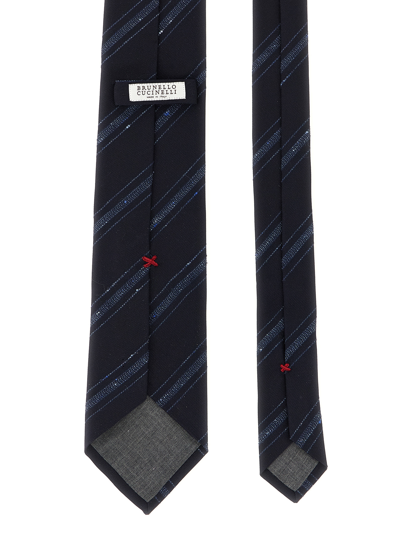 Flamed stripe tie MX8640018C2425 (Brunello Cucinelli / ネクタイ ) | Brunello Cucinelli (ブルネロ・クチネリ)(1)