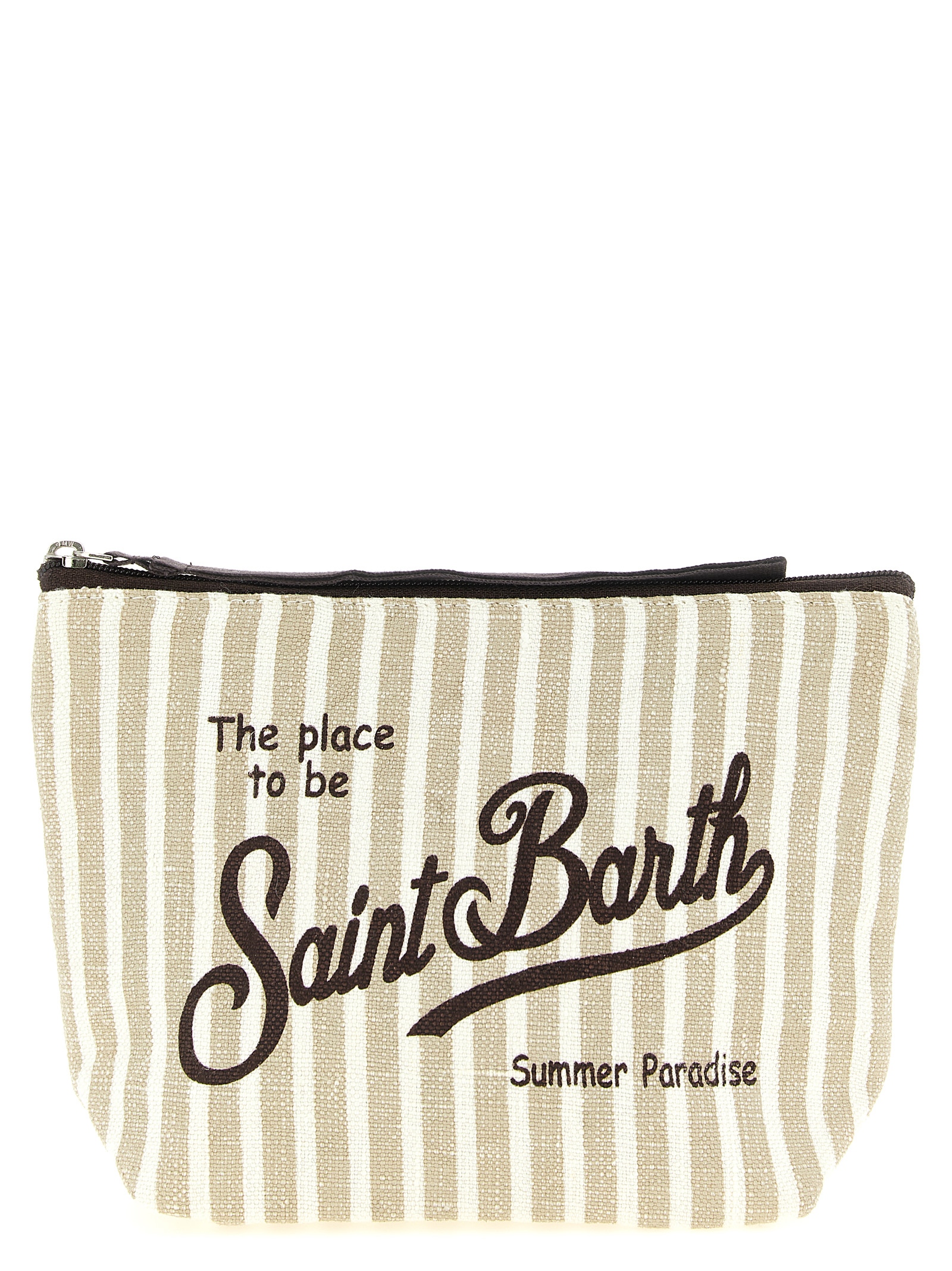 'Aline' clutch ALINELINENLINENSTRIPESV11 (MC2 SAINT BARTH / クラッチバッグ・ポーチ ) | MC2 SAINT BARTH (エムシーツーセイントバース)