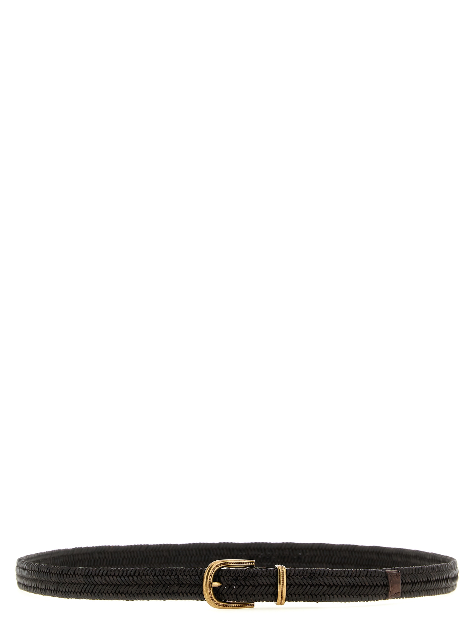 Stretch leather belt M0NAPC228CMORO (Brunello Cucinelli / ベルト・サスペンダー ) | Brunello Cucinelli (ブルネロ・クチネリ)