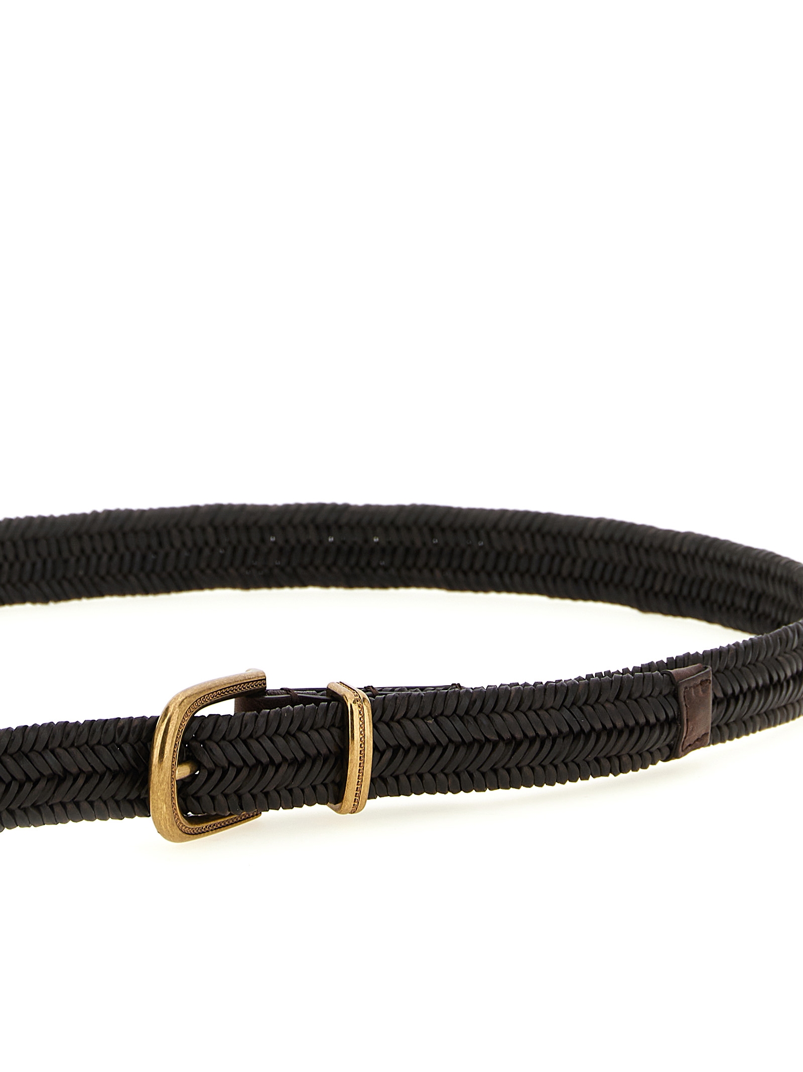 Stretch leather belt M0NAPC228CMORO (Brunello Cucinelli / ベルト・サスペンダー ) | Brunello Cucinelli (ブルネロ・クチネリ)(2)