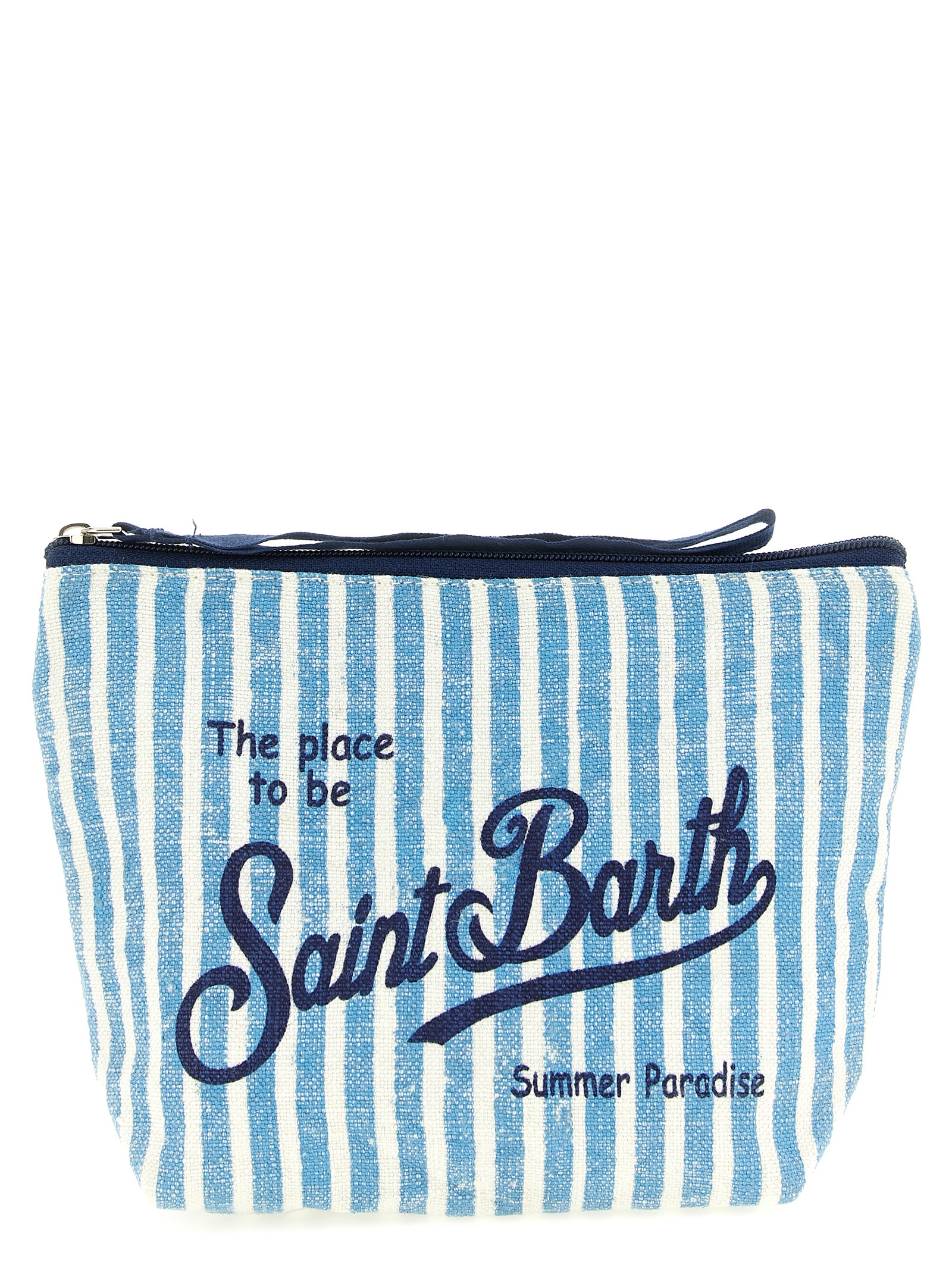 'Aline' clutch ALINELINENLINENSTRIPESV31 (MC2 SAINT BARTH / クラッチバッグ・ポーチ ) | MC2 SAINT BARTH (エムシーツーセイントバース)