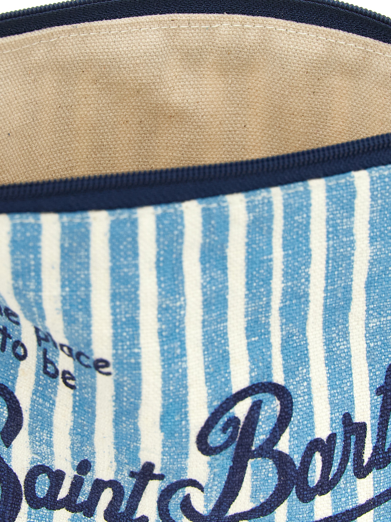 'Aline' clutch ALINELINENLINENSTRIPESV31 (MC2 SAINT BARTH / クラッチバッグ・ポーチ ) | MC2 SAINT BARTH (エムシーツーセイントバース)(3)