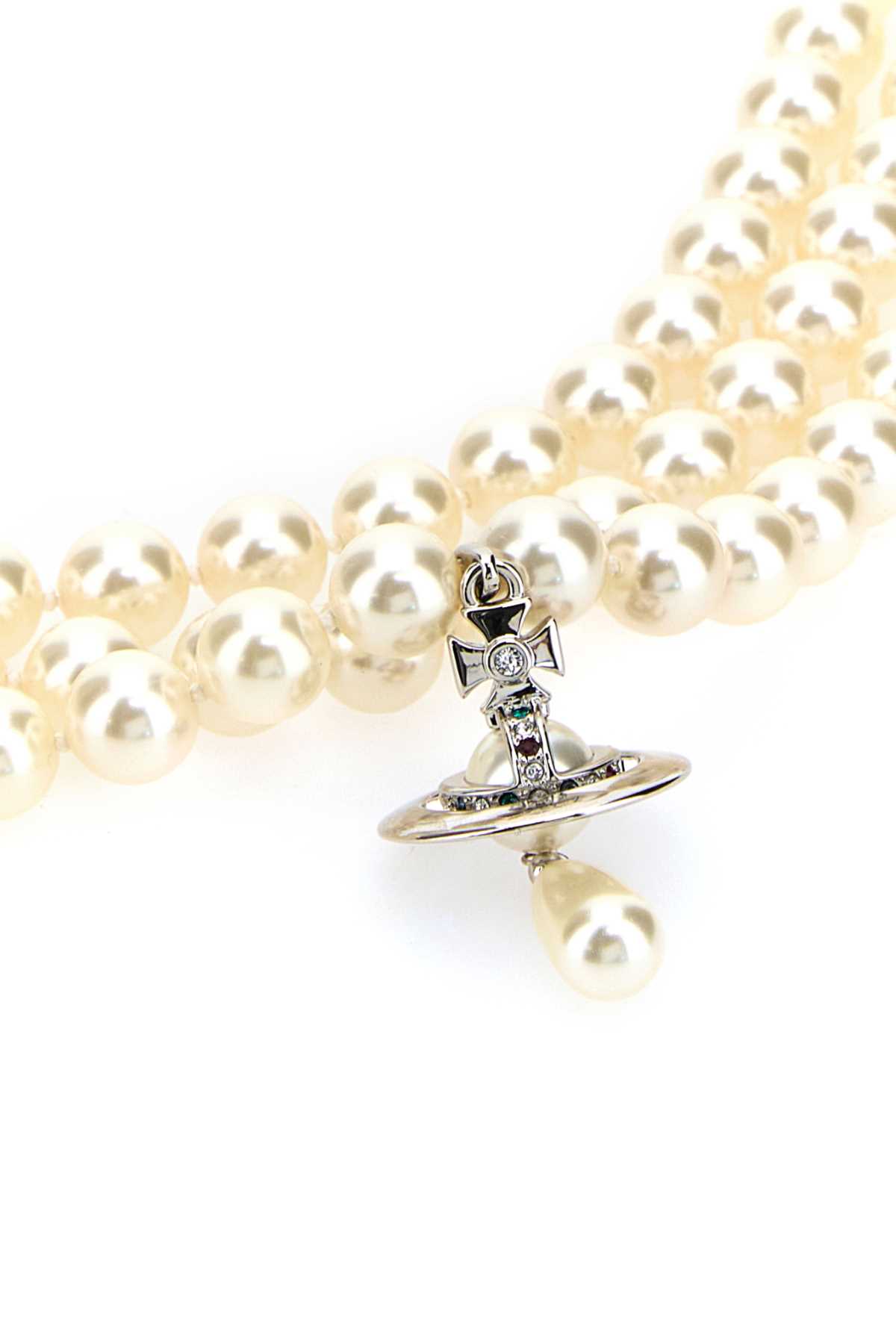 Ivory pearls Drop chocker 6303000902P128CNP128 (Vivienne Westwood / ネックレス ) | Vivienne Westwood (ヴィヴィアン・ウェストウッド)(1)