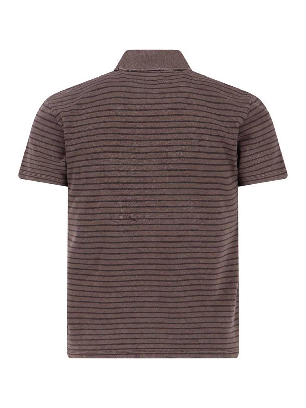 Striped Polo Shirt BF12TS305FADEDBROWN (Tonywack / ポロシャツ ) | Tonywack (トニーワック)(1)
