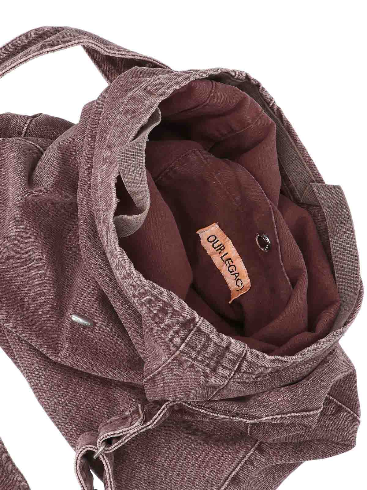 Shoulder Bag A2268SCMOVERDYEDCHOCOMELON (OUR LEGACY / ハンドバッグ・ショルダーバッグ ) | OUR LEGACY (アワーレガシー)(3)