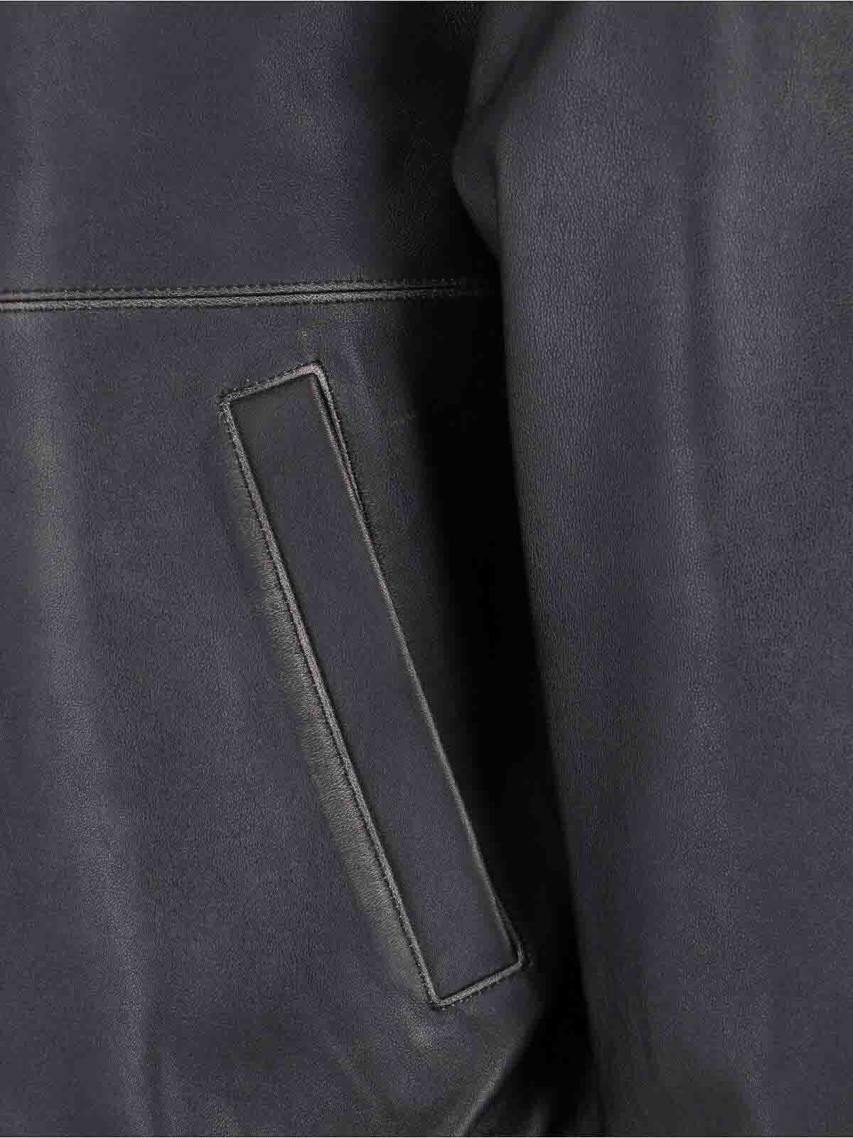 Lambskin Bomber Jacket UDJU6A105G3 (Dunst / カジュアルジャケット ) | Dunst (ダンスト)(2)