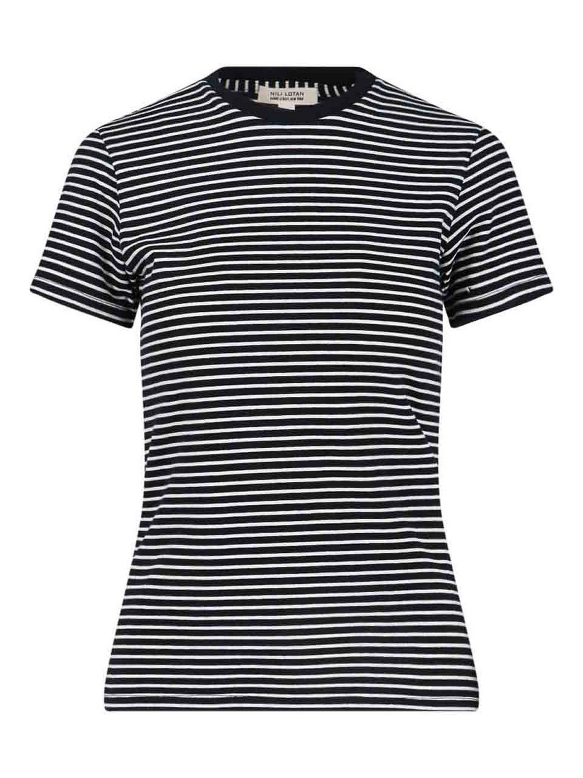 T-Shirt 11463K217BLACKIVORYSTRIPE (NILI LOTAN / Tシャツ・カットソー ) | NILI LOTAN (ニリ ロタン)