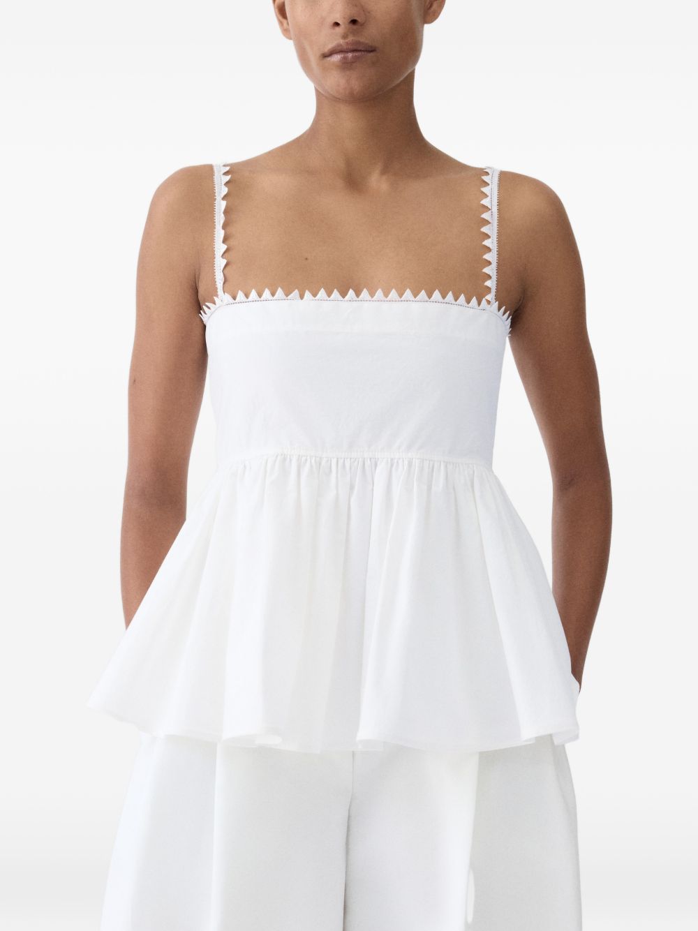 JACQUEMUS Top White TOW00887AW00648100 (JACQUEMUS / タンクトップ・キャミソール ) | JACQUEMUS (ジャックムス)(2)