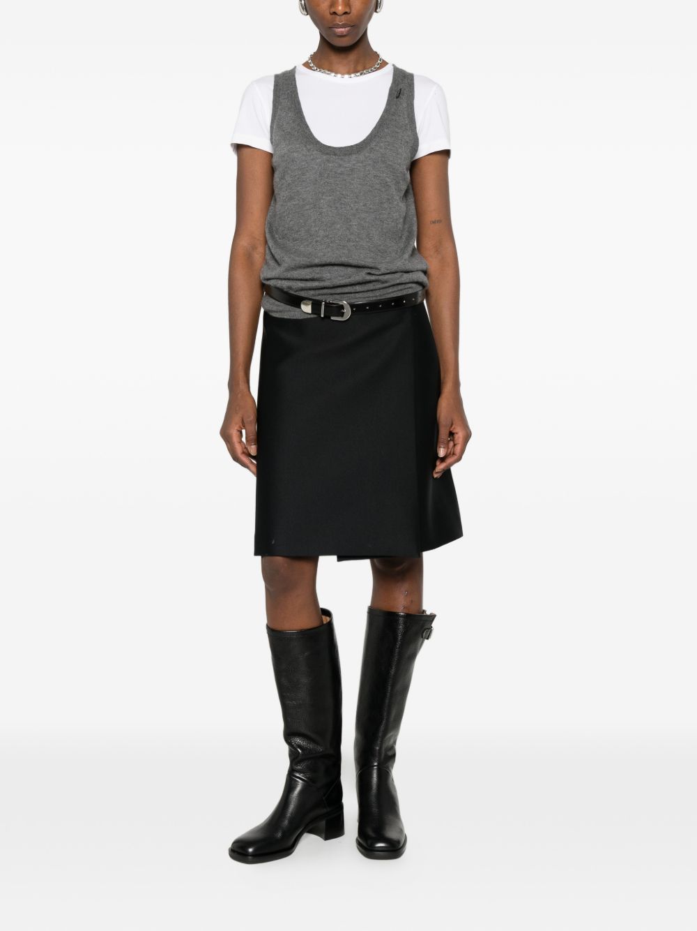 Prada Top Grey P29C1419VKF0480 (Prada / タンクトップ・キャミソール ) | Prada (プラダ)(4)