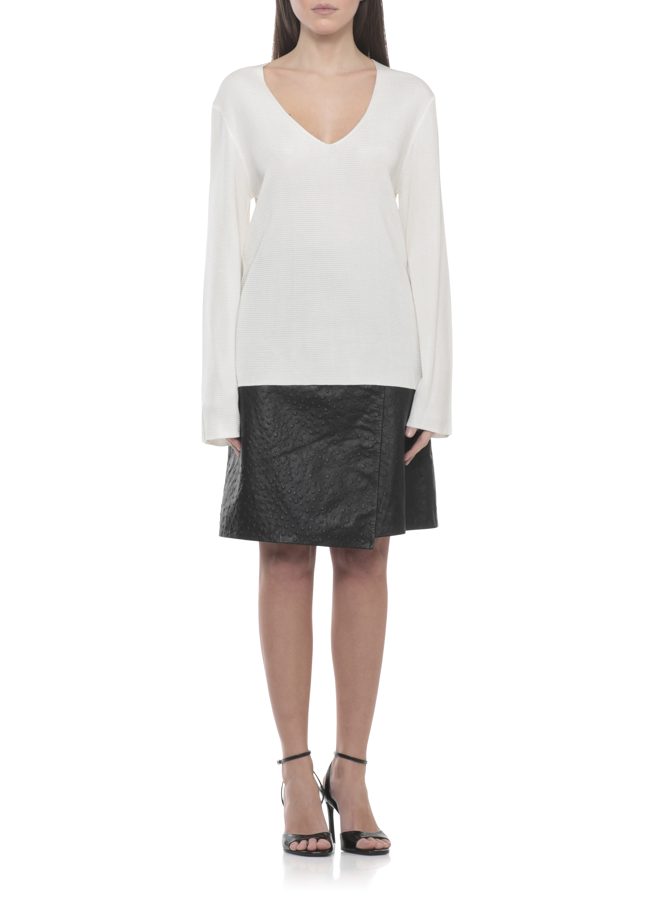 LOULOU DE SAISON Sweaters Ivory SAYAIVORY (LOULOU STUDIO / Tシャツ・カットソー ) | LOULOU STUDIO (ルルスタジオ)(1)