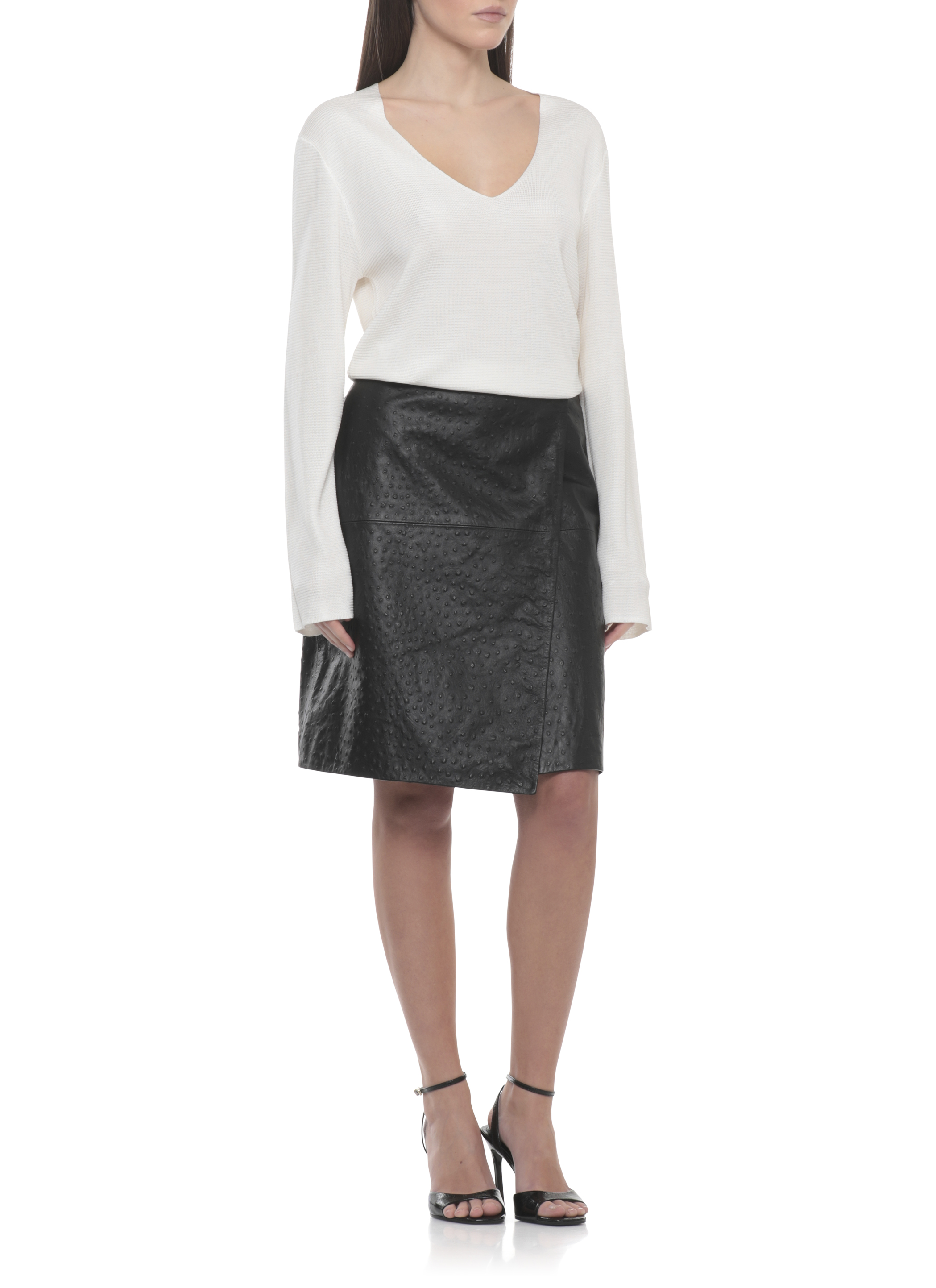 LOULOU DE SAISON Sweaters Ivory SAYAIVORY (LOULOU STUDIO / Tシャツ・カットソー ) | LOULOU STUDIO (ルルスタジオ)(4)