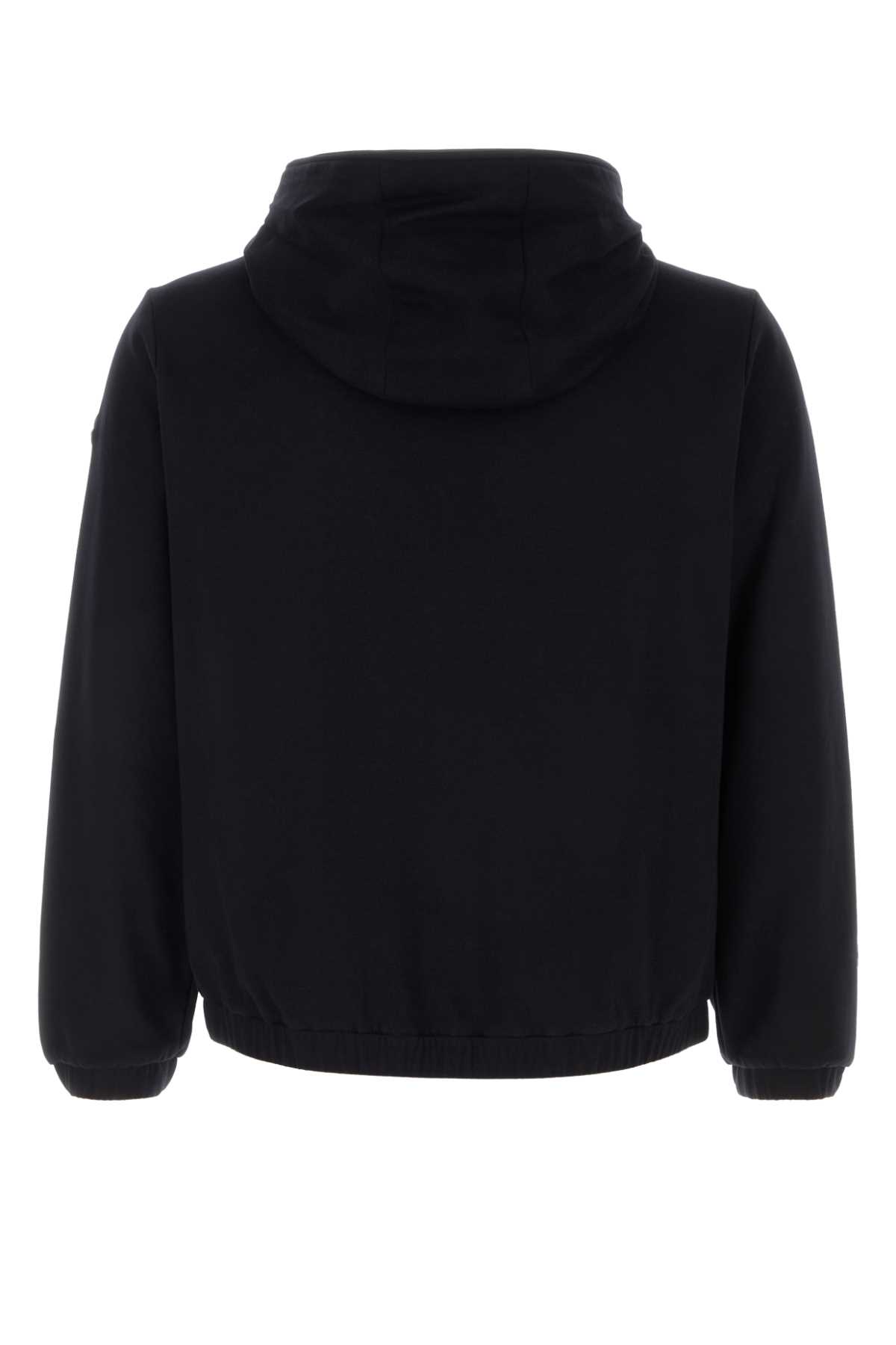 Midnight blue cotton blend sweatshirt L10918G0002289B5F779 (Moncler / ニット・セーター・カーディガン ) | Moncler (モンクレール)(1)