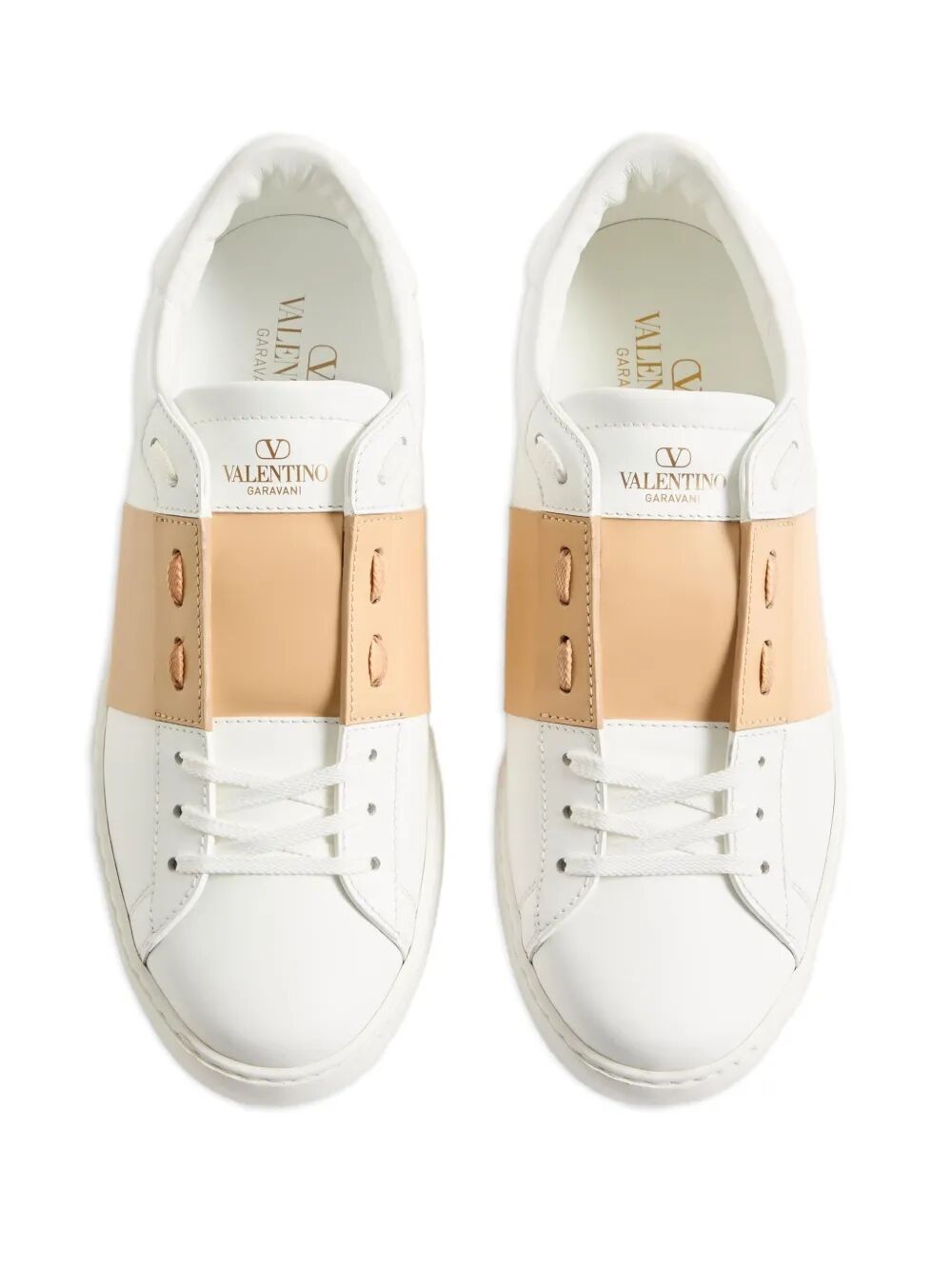 OPEN LEATHER SNEAKERS WITH CONTRAST BAND AND STUD DETAILS YS0830BLUDAH (Valentino Garavani / スニーカー ) | Valentino Garavani (ヴァレンティノ)(2)