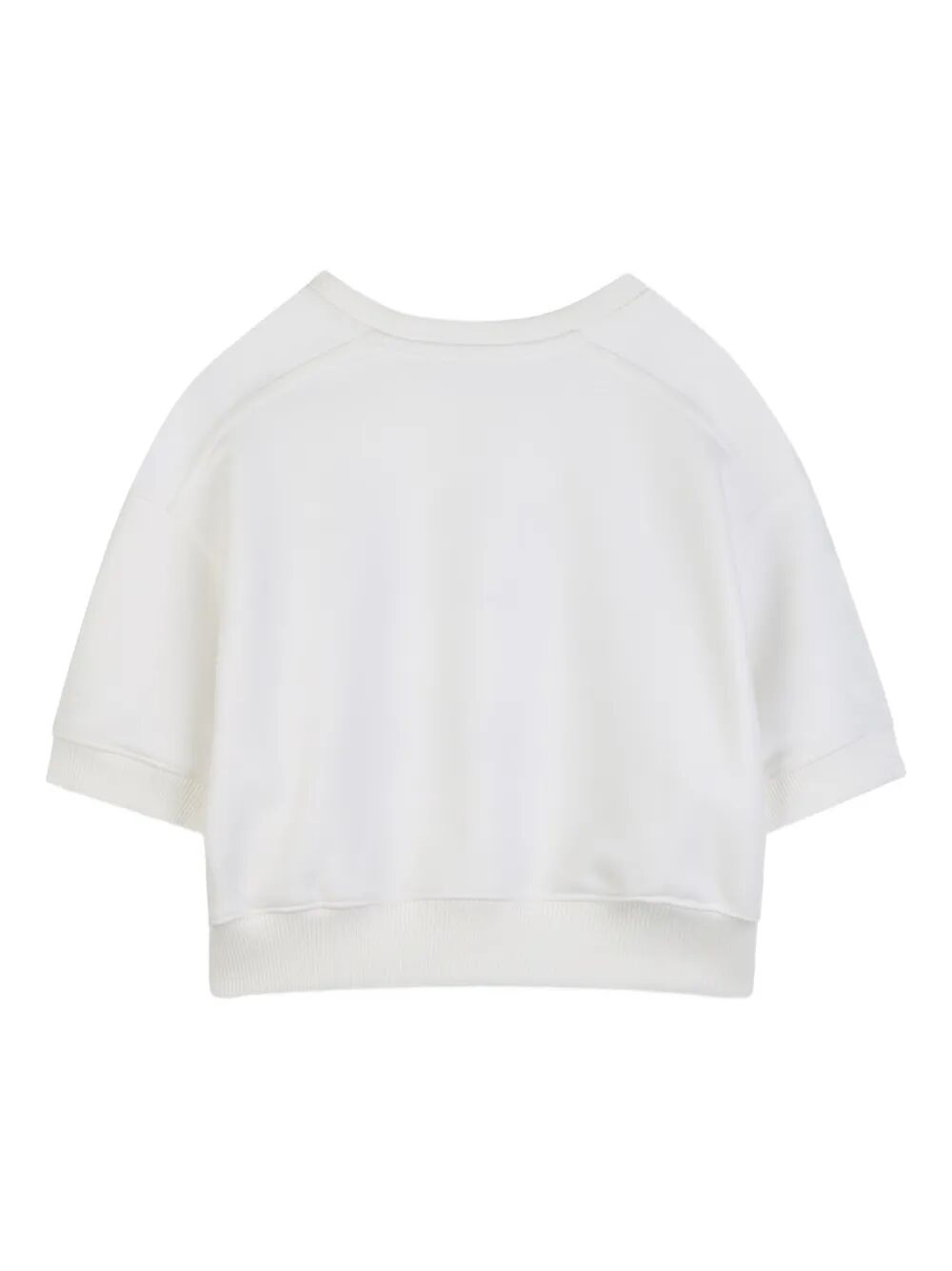 LOGO-EMBROIDERY SHORT-SLEEVED CROPPED SWEATSHIRT C20844117 (Chloé / スウェット・フーディー ) | Chloé (クロエ)(1)