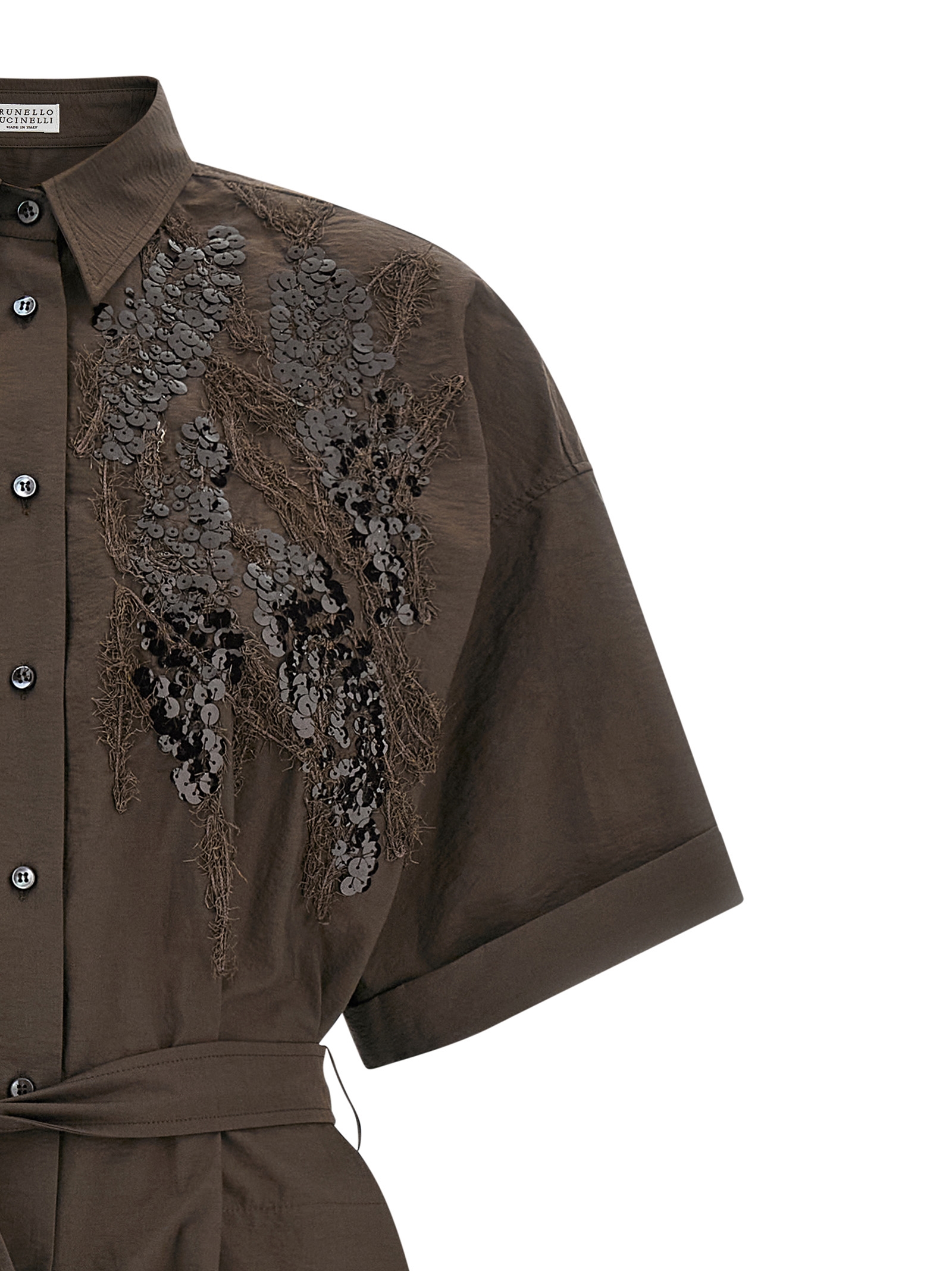 'Dazzling Seabed Embroidery' dress M0F79AHD91C8589 (Brunello Cucinelli / ワンピース・ドレス・オールインワン ) | Brunello Cucinelli (ブルネロ・クチネリ)(2)