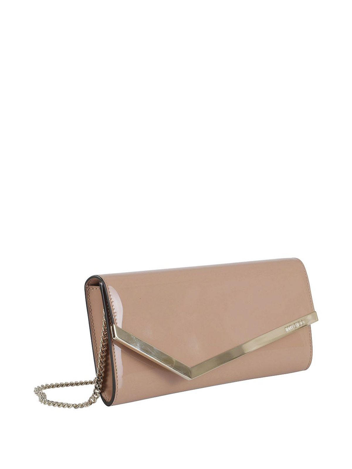 Emmie Chain Shoulder Bag EMMIEPATBALLETPINKLIGHTGOLD (JIMMY CHOO / ハンドバッグ・ショルダーバッグ ) | JIMMY CHOO (ジミー チュウ)(1)