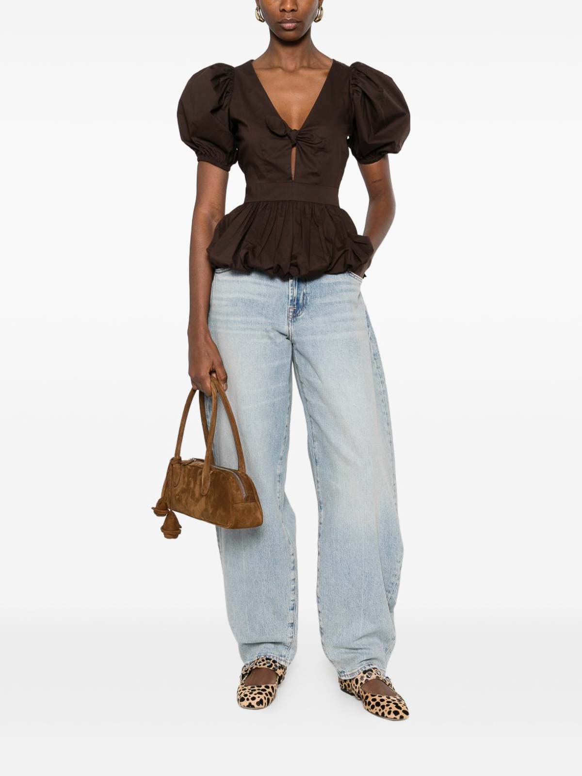 Short sleeveless dress with sequins 1151121667 (ROTATE / Tシャツ・カットソー ) | ROTATE (ロテート)(1)