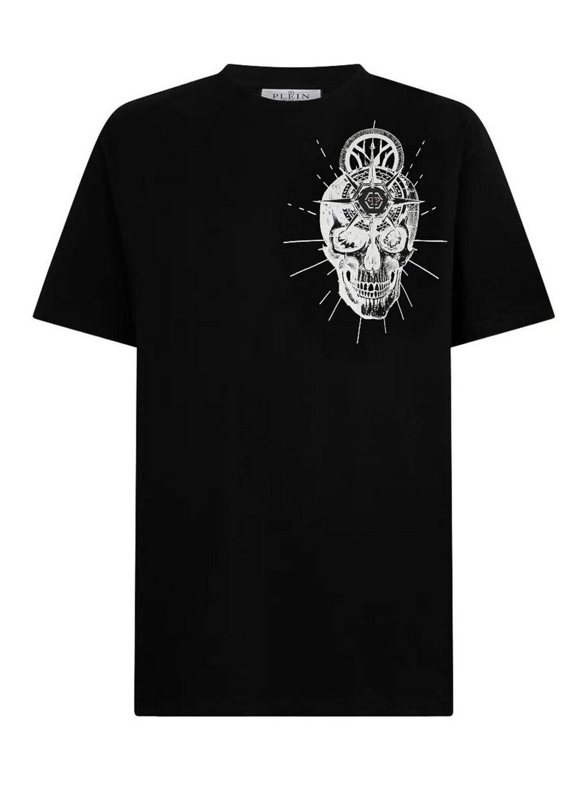 Round-Neck T-Shirt Skull Tattoo SAFCMTK8857PJY002N02 (PHILIPP PLEIN / Tシャツ・カットソー ) | PHILIPP PLEIN (フィリップ プレイン)