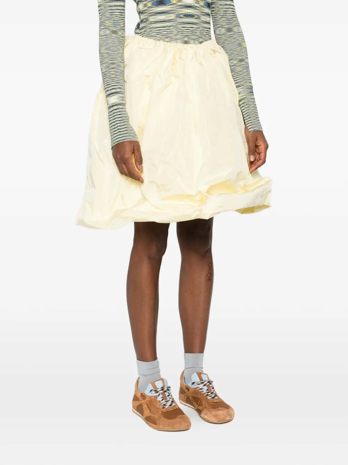 Wrinkled Puffy-Effect Skirt P136I18LNSOOOF0061 (Prada / スカート ) | Prada (プラダ)(4)