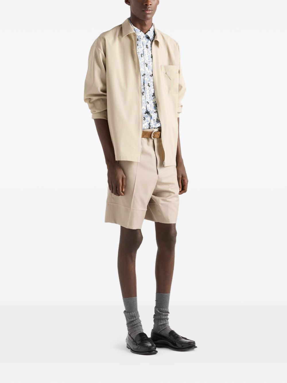 Prada Shirts Ivory UCS41419GUF0EL0 (Prada / シャツ・ブラウス ) | Prada (プラダ)(3)