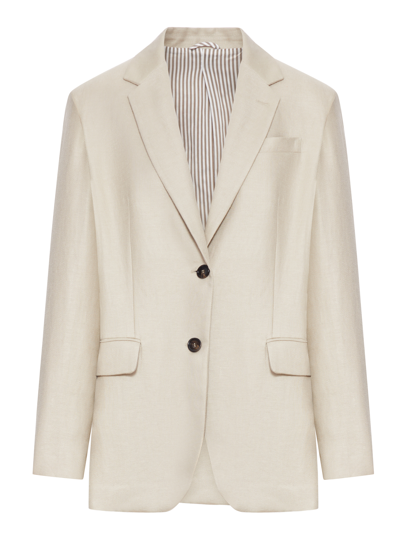 SINGLE-BREASTED TAILORED LINEN JACKET MH5277519C9272 (Brunello Cucinelli / カジュアルジャケット ) | Brunello Cucinelli (ブルネロ・クチネリ)