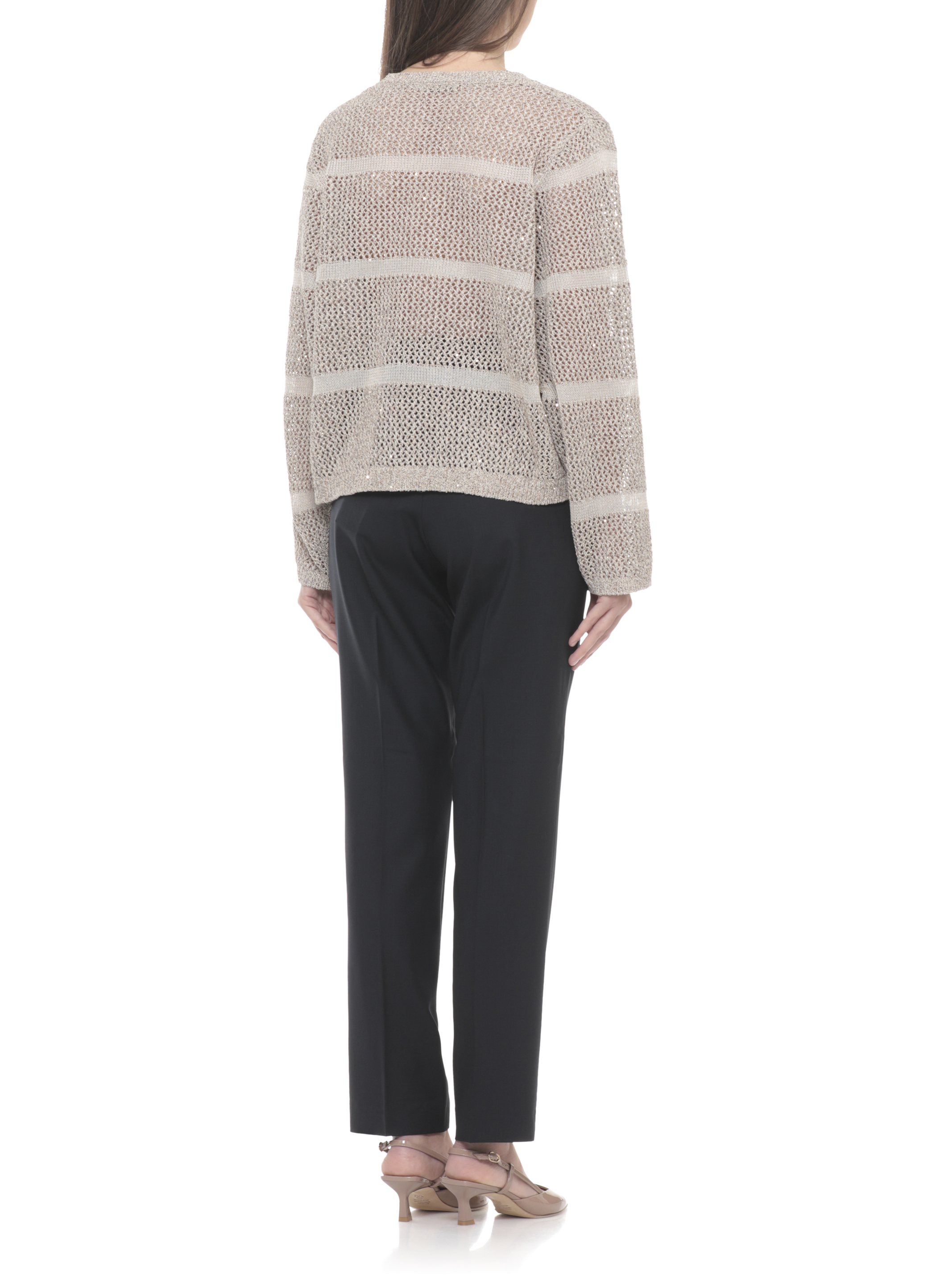 Panicale Sweaters Golden D380931G38D41B0275 (PANICALE / ニット・セーター・カーディガン ) | PANICALE (パニカーレ)(3)
